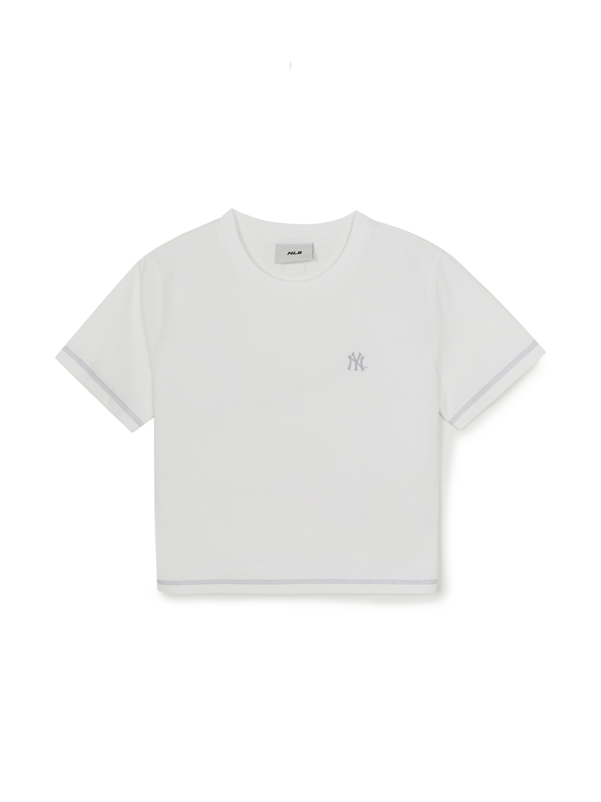 Women's Basic Small Logo Slim Crop Fit T-shirts
