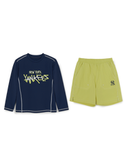 Street T-shirt Rashguard Board Shorts Set
