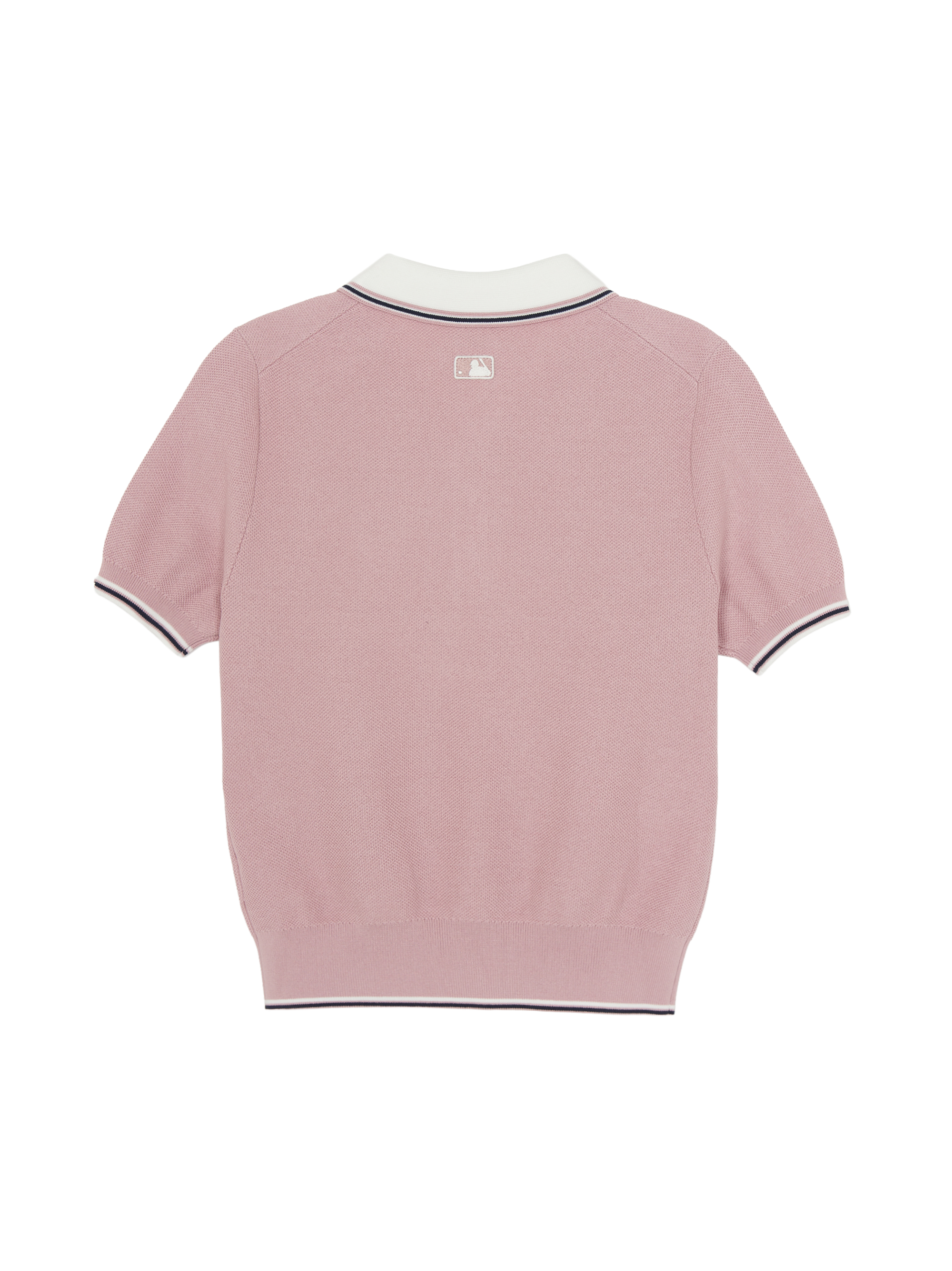 Women's Varsity Color Block Polo Short Sleeve Knit Pullover