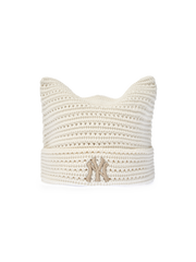 SUMMER CROCHET MEOWING BEANIE
