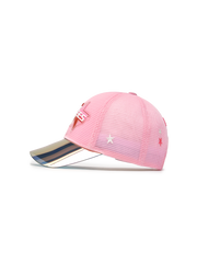 Mirror Brim Color Block All-Mesh Cap
