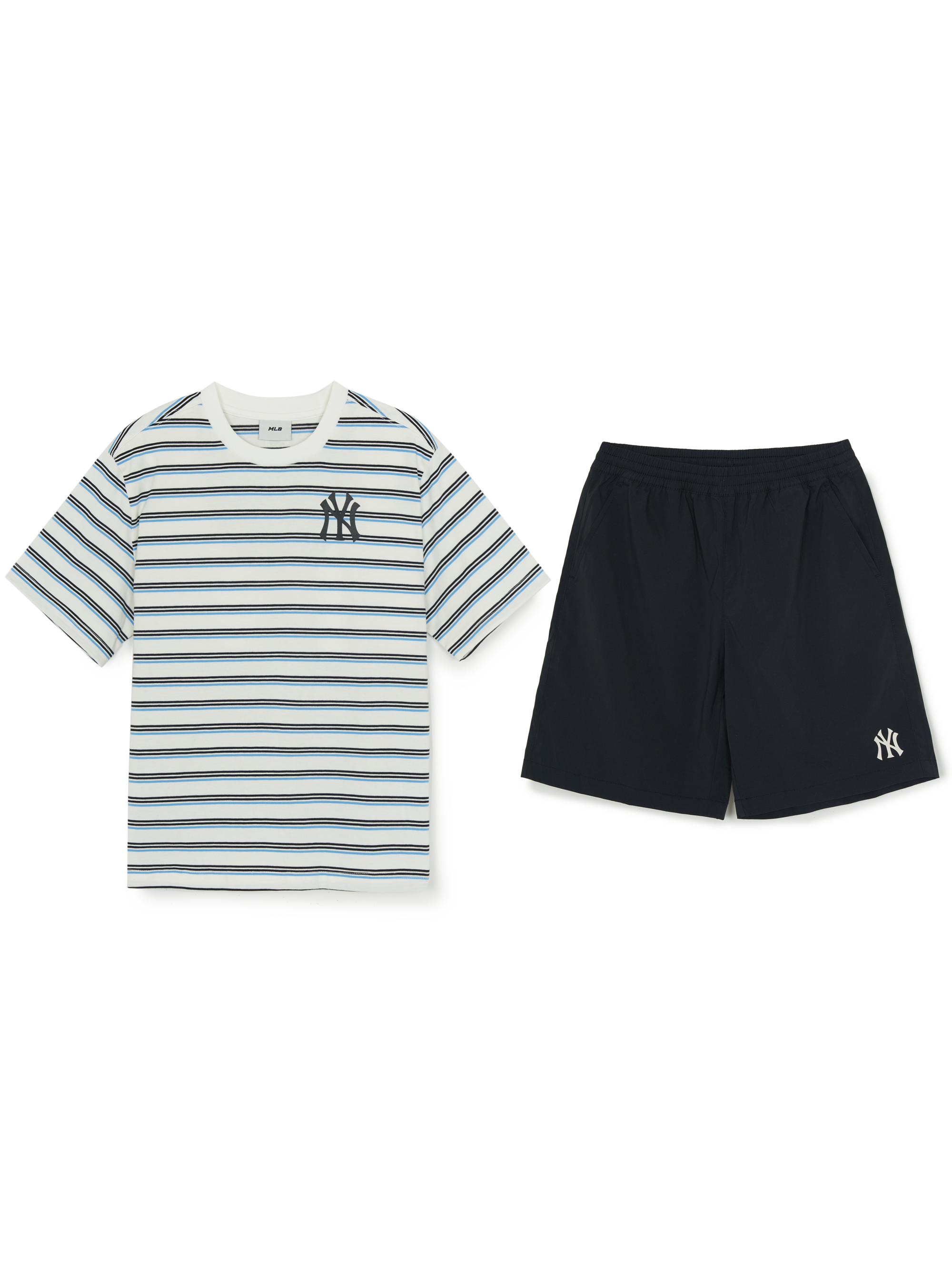 STREET BASIC STRIPED ARTWORK T-SHIRT SET