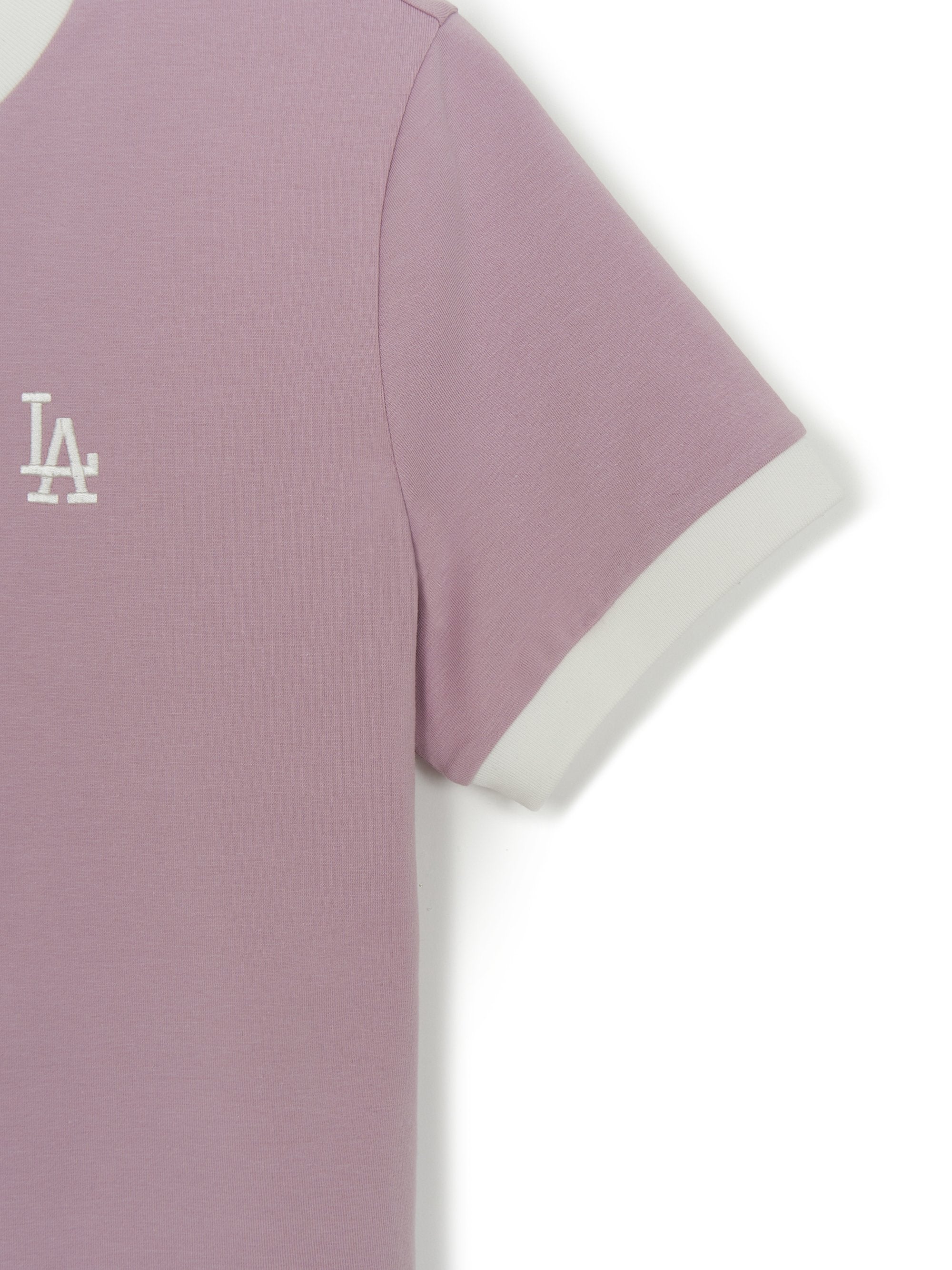 Women's Basic Small Logo Ringer T-Shirts