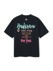 Basic Street Color Lettering Over Fit T-shirt