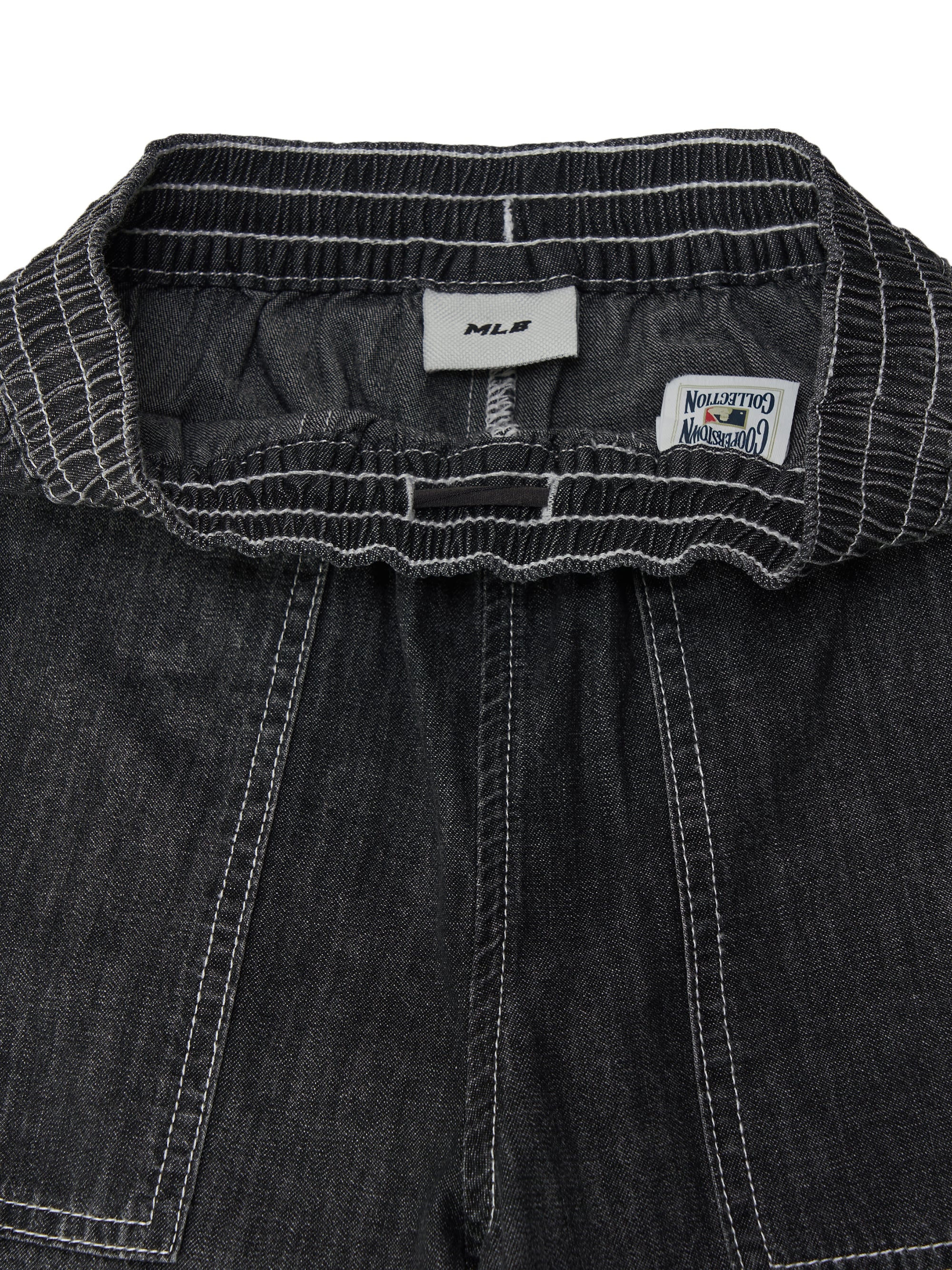 STREET BASIC STRIPED DENIM T-SHIRT SET