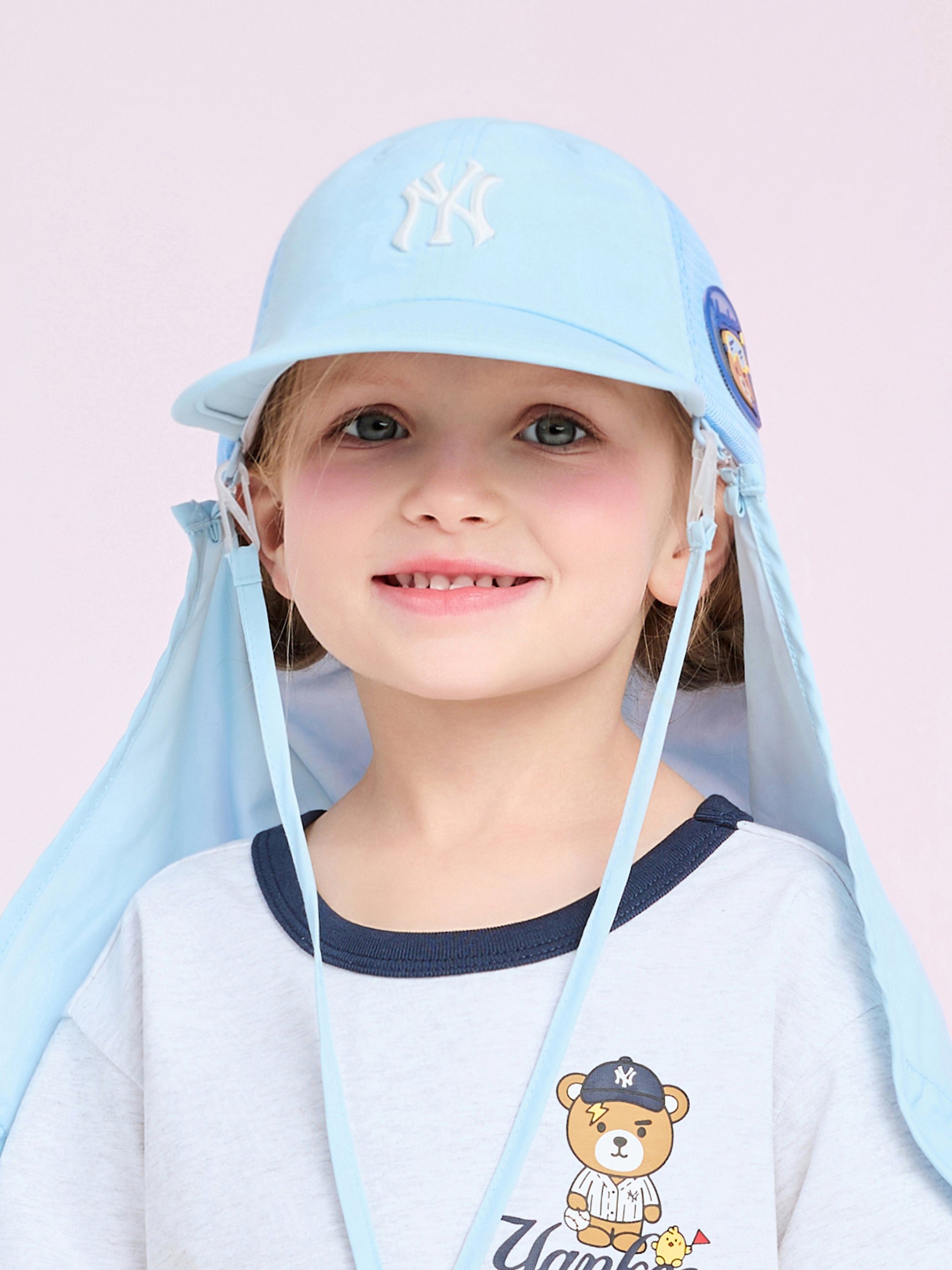 Mega Bear Friends Neck Flap Mesh Cap