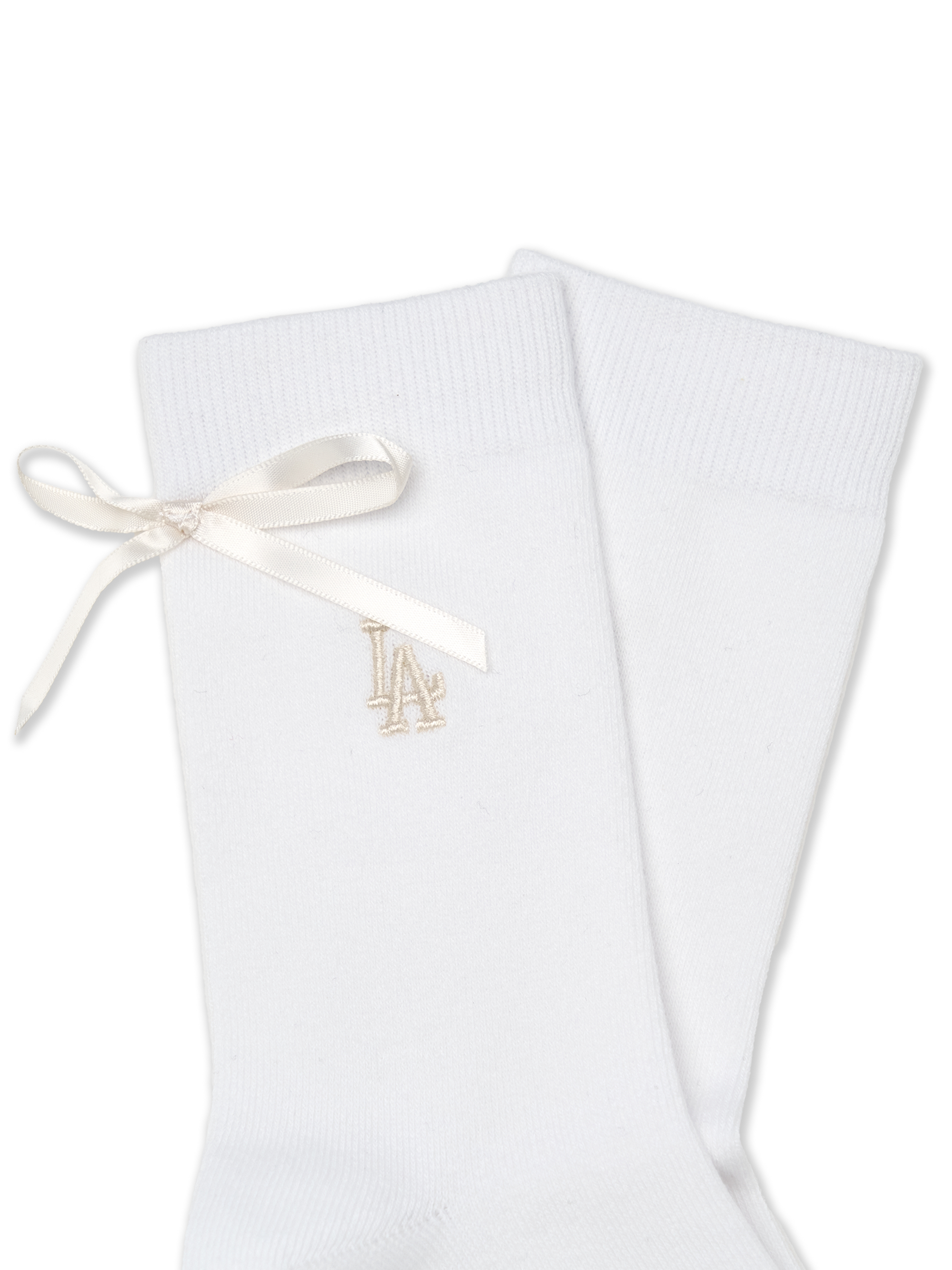 Ribbon Crew Socks