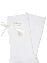 Ribbon Crew Socks
