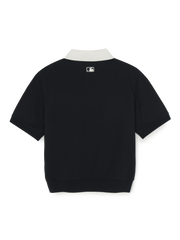 Women's Basic Crop Polo T-Shirts