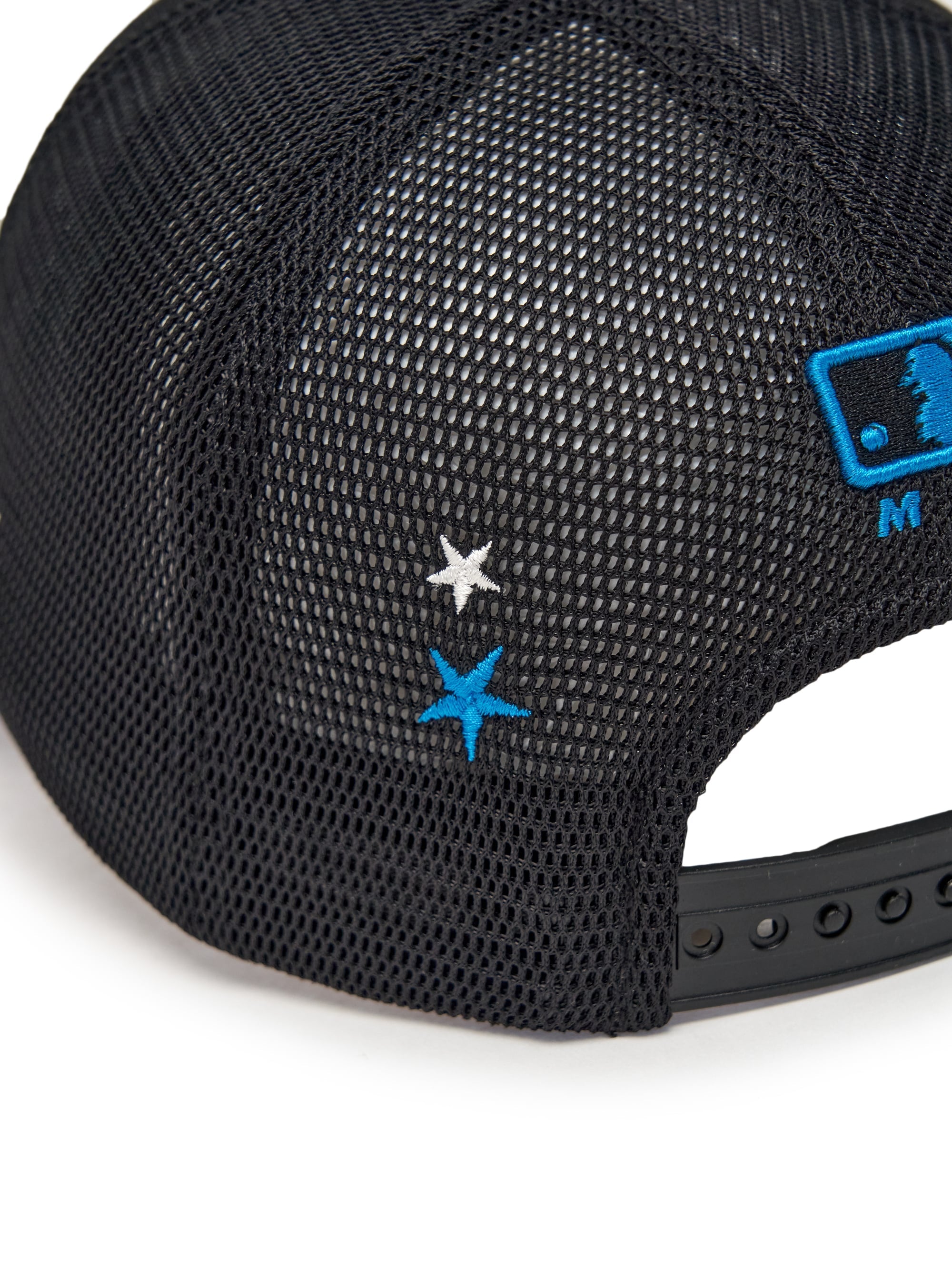 Mirror Brim Color Block All-Mesh Cap