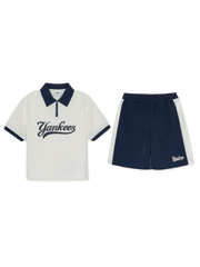 cool Field Varsity Mesh Pique T-shirt Set