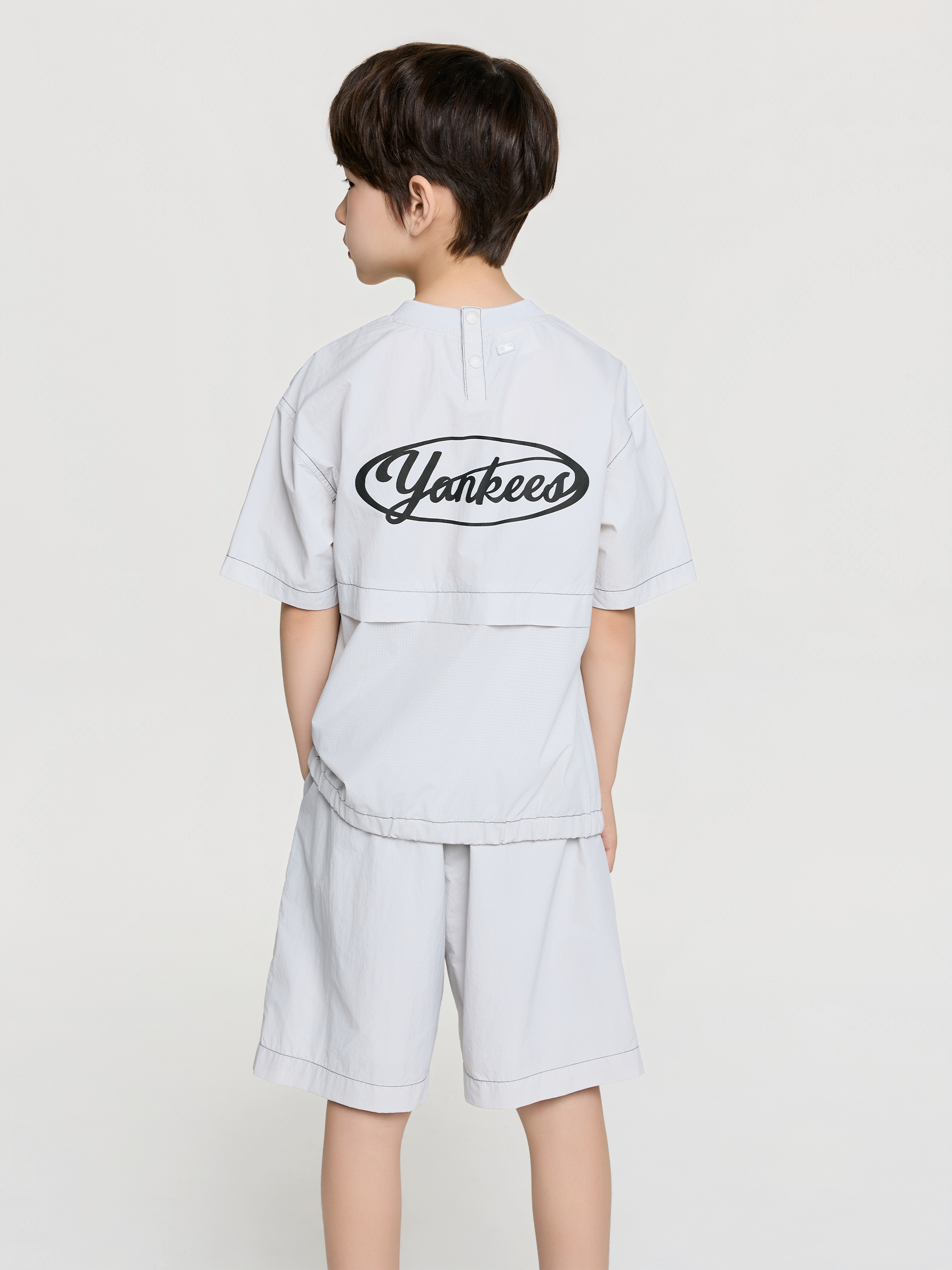 OUTDOOR BASIC WOVEN T-SHIRT SET