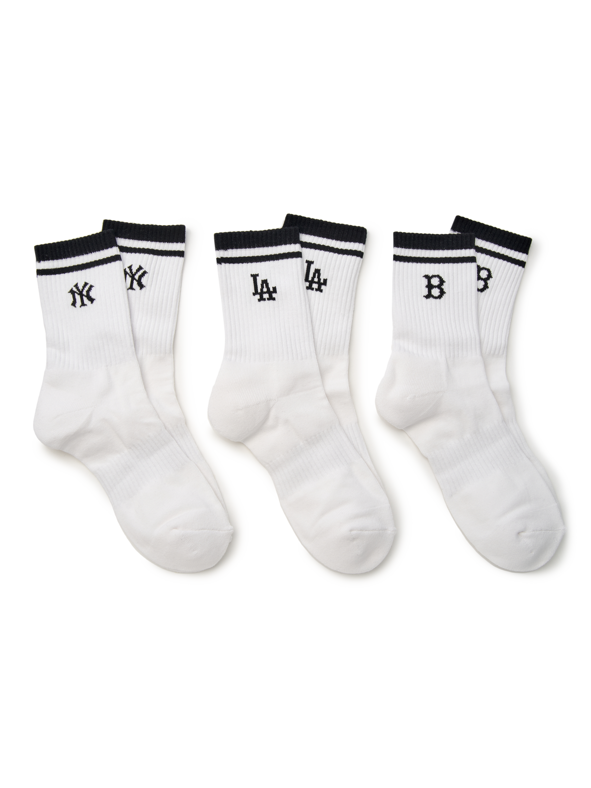 Daily Stripe Mid Socks 3pairs Set