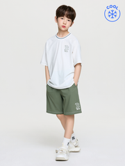 STEET BASIC WOVEN BIG LOGO T-SHIRT SET