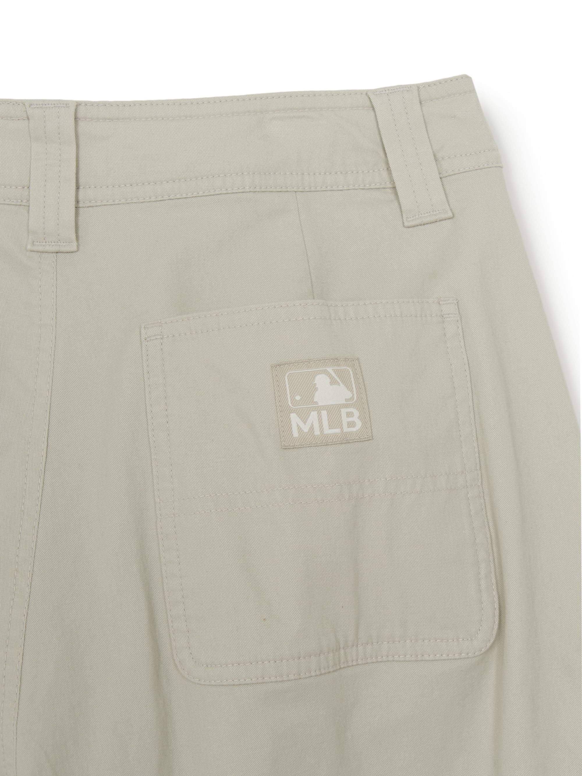 Washed Cotton Pin-Tuck Cargo Bermuda Shorts
