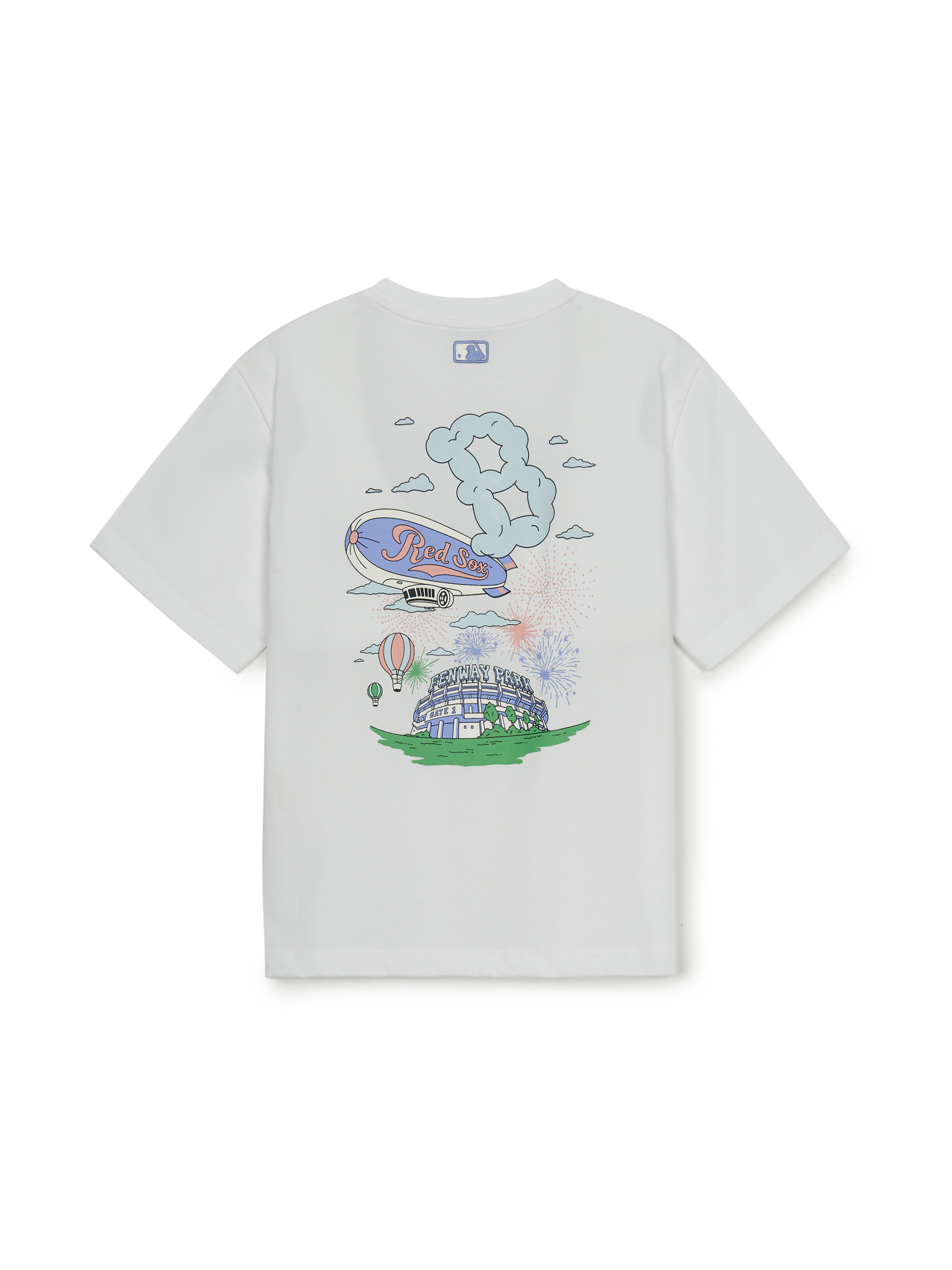Sportive Summer Cloud Artwork T-shirt