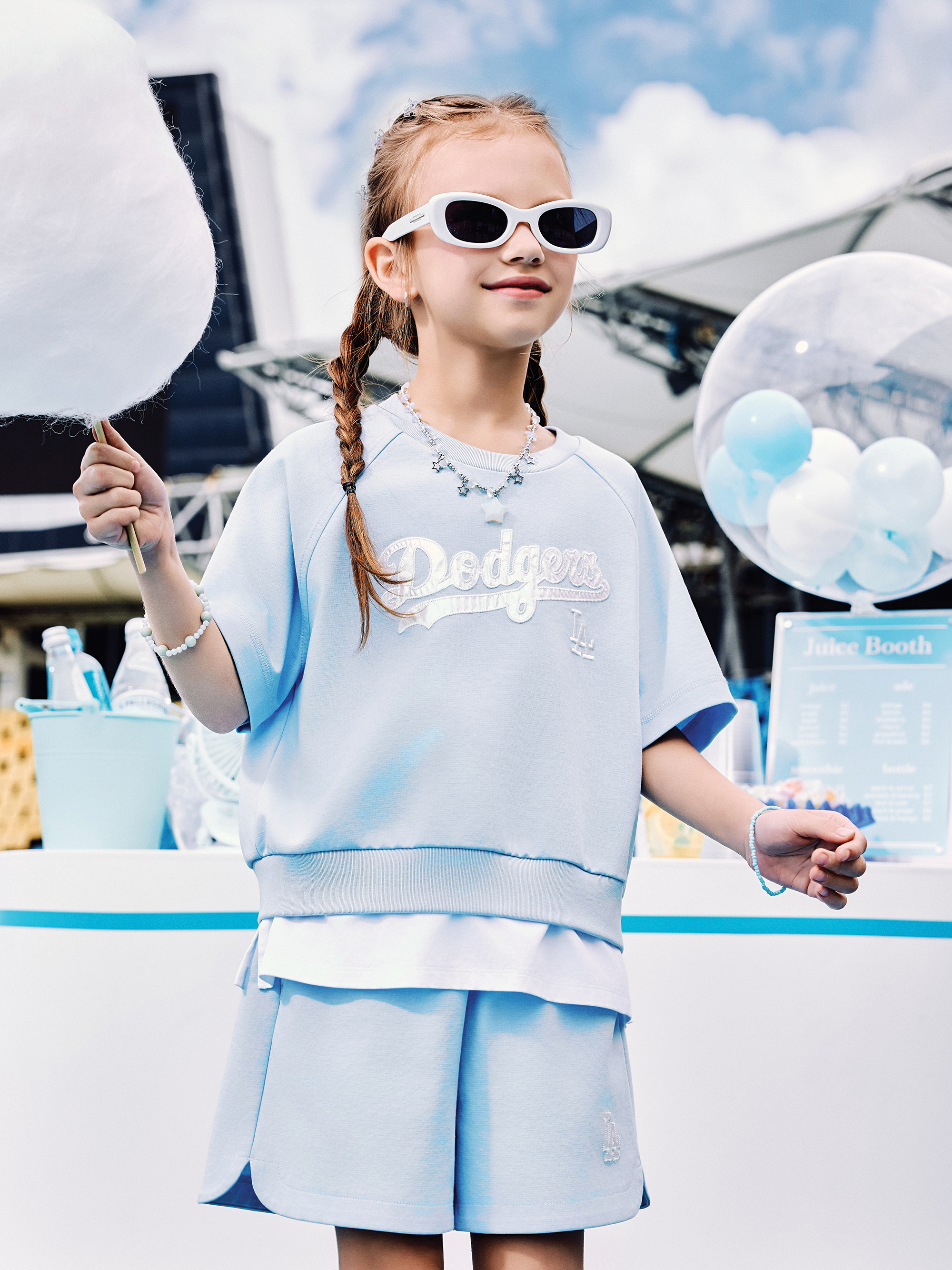 Street Basic Layered T-shirt Set (Girl's)