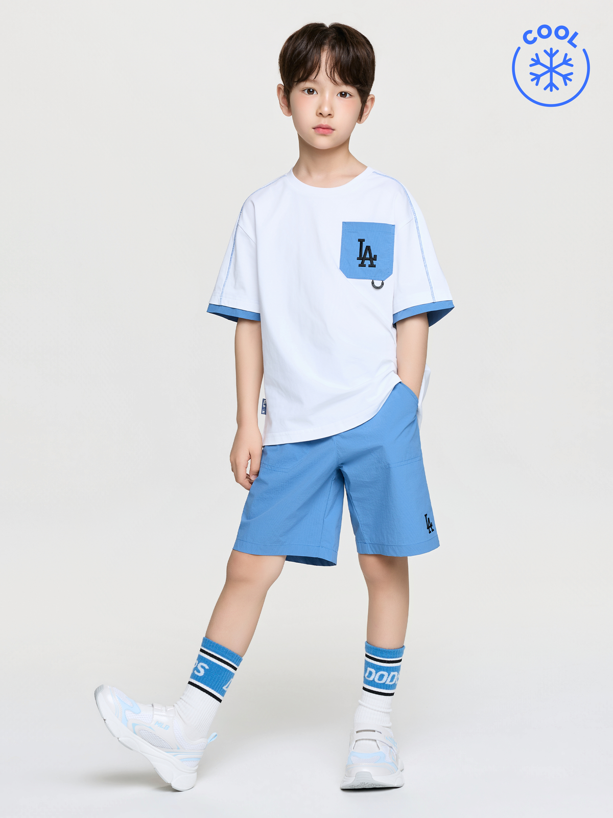 Outdoor Basic Pocket Layered T-shirt Set