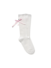 Basic Ribbon Knee Socks