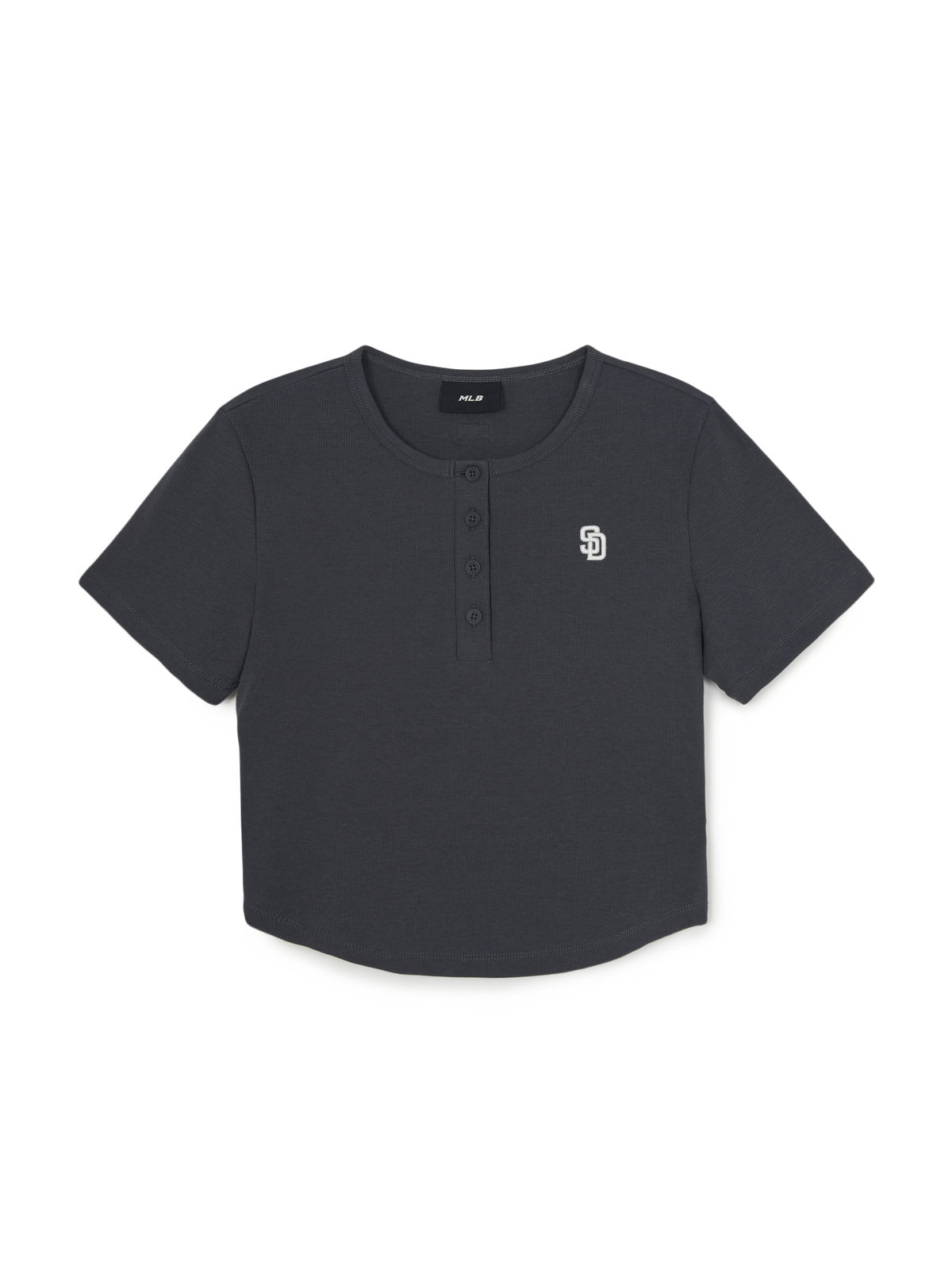 Women's Vintage Slim Henley Neck T-shirt