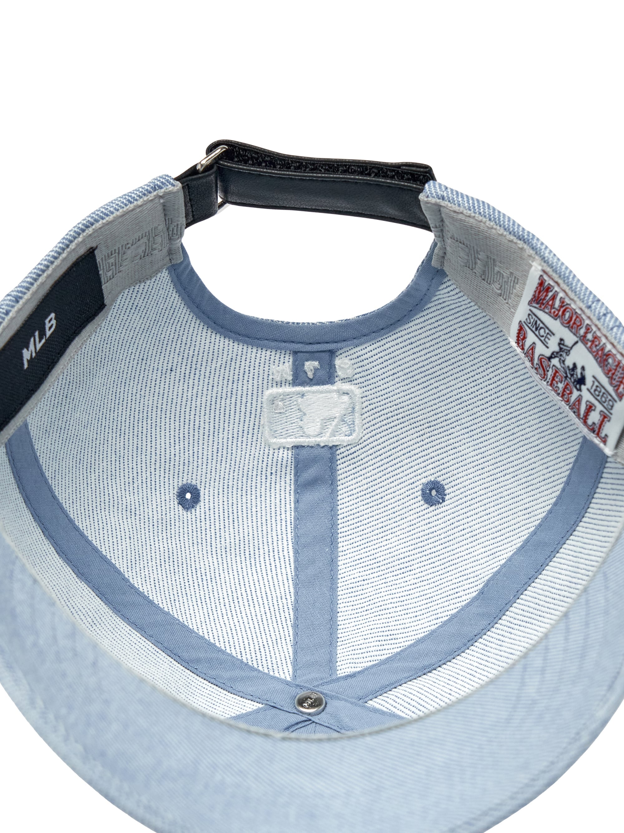 Vintage Denim Curve Logo Unstructured Ballcap