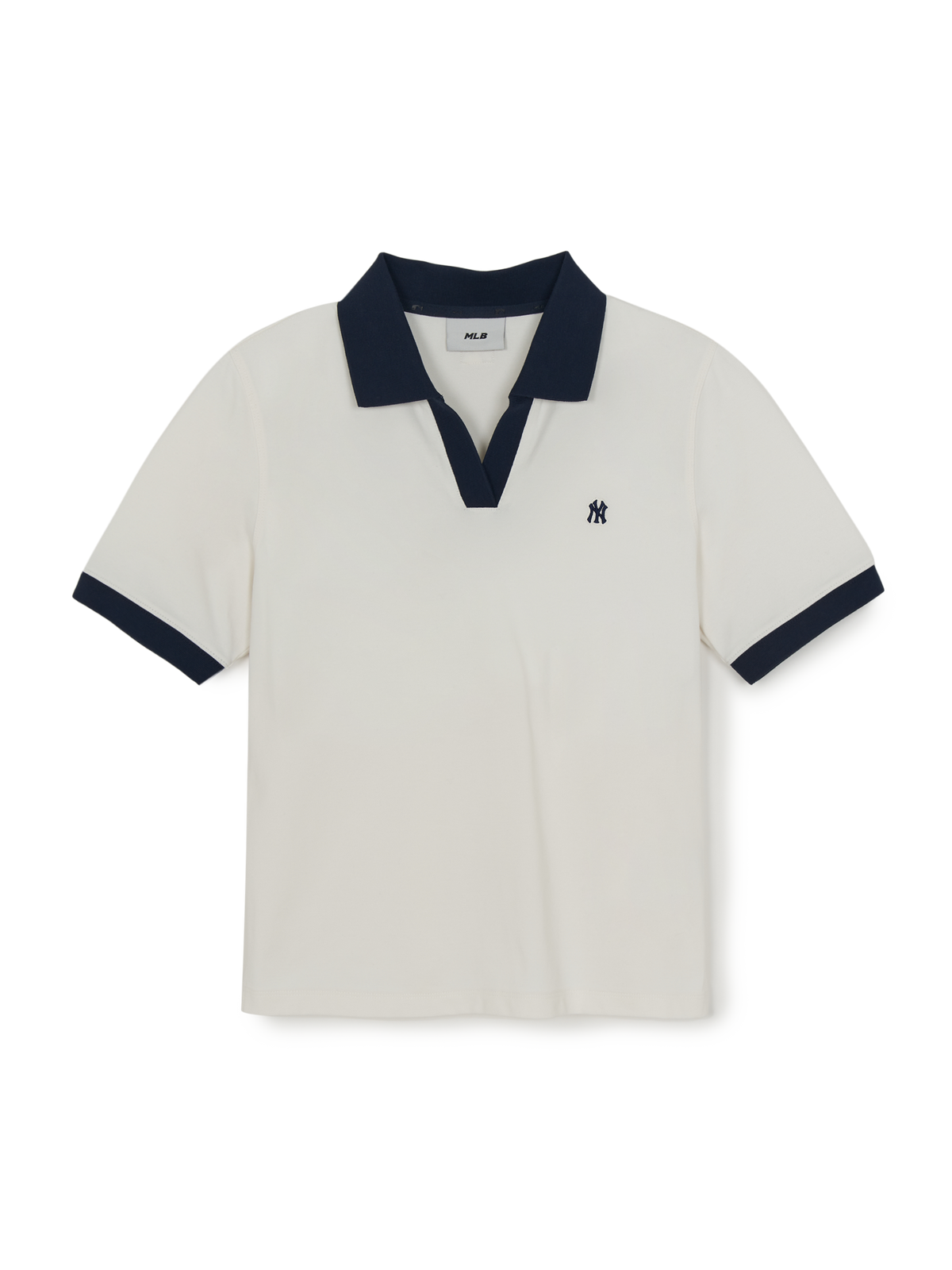 Women's Basic Open Collar Slim Fit Polo T-Shirts