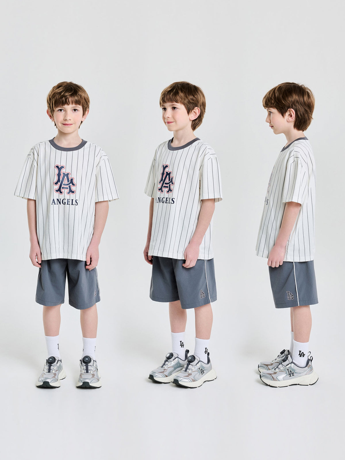 Varsity Striped T-shirt Set