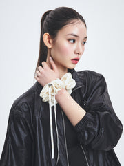 Ribbon Strap Hair Scrunchie Large