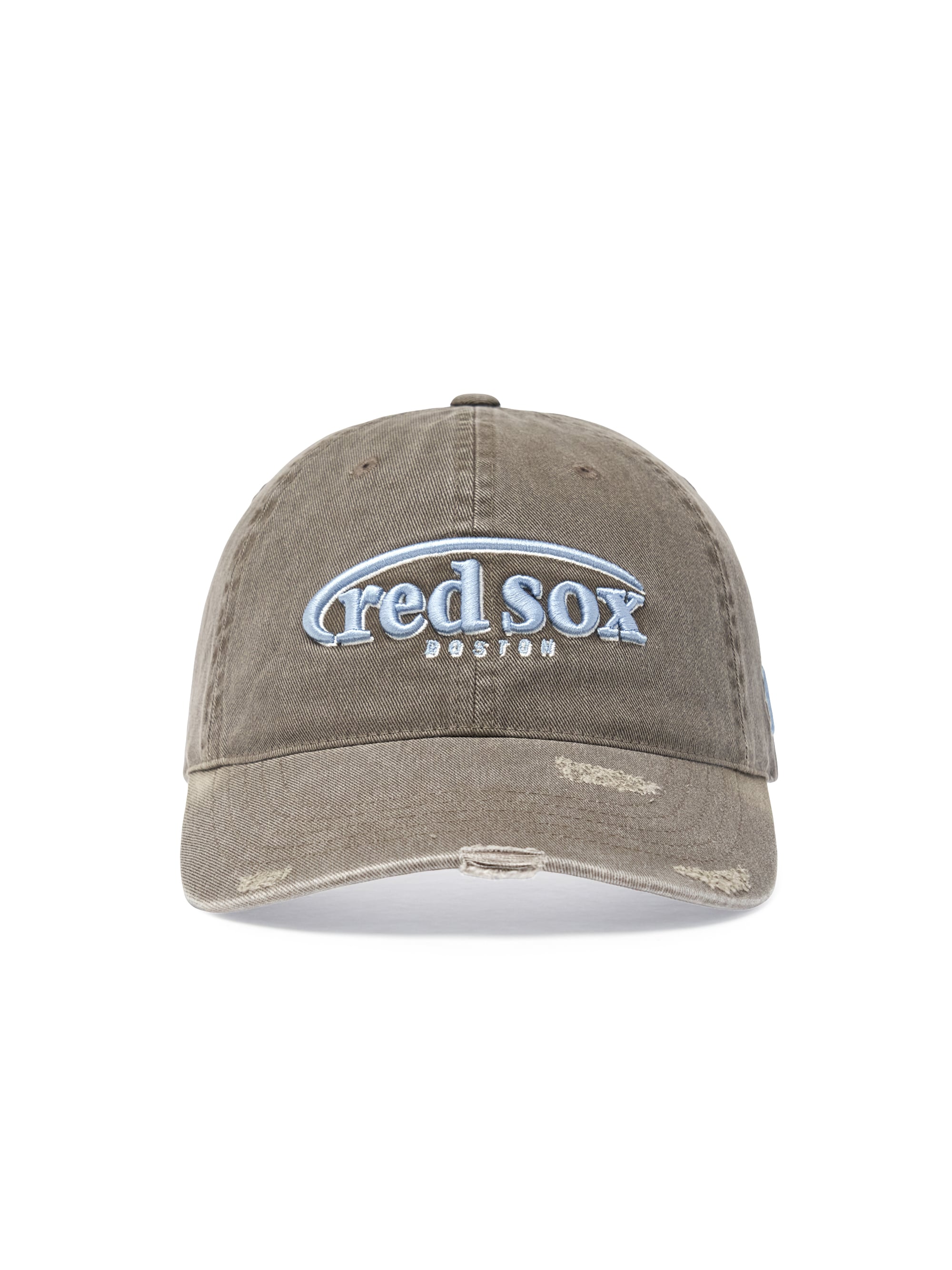 Vintage Damage Curve Logo Unstructured Ballcap
