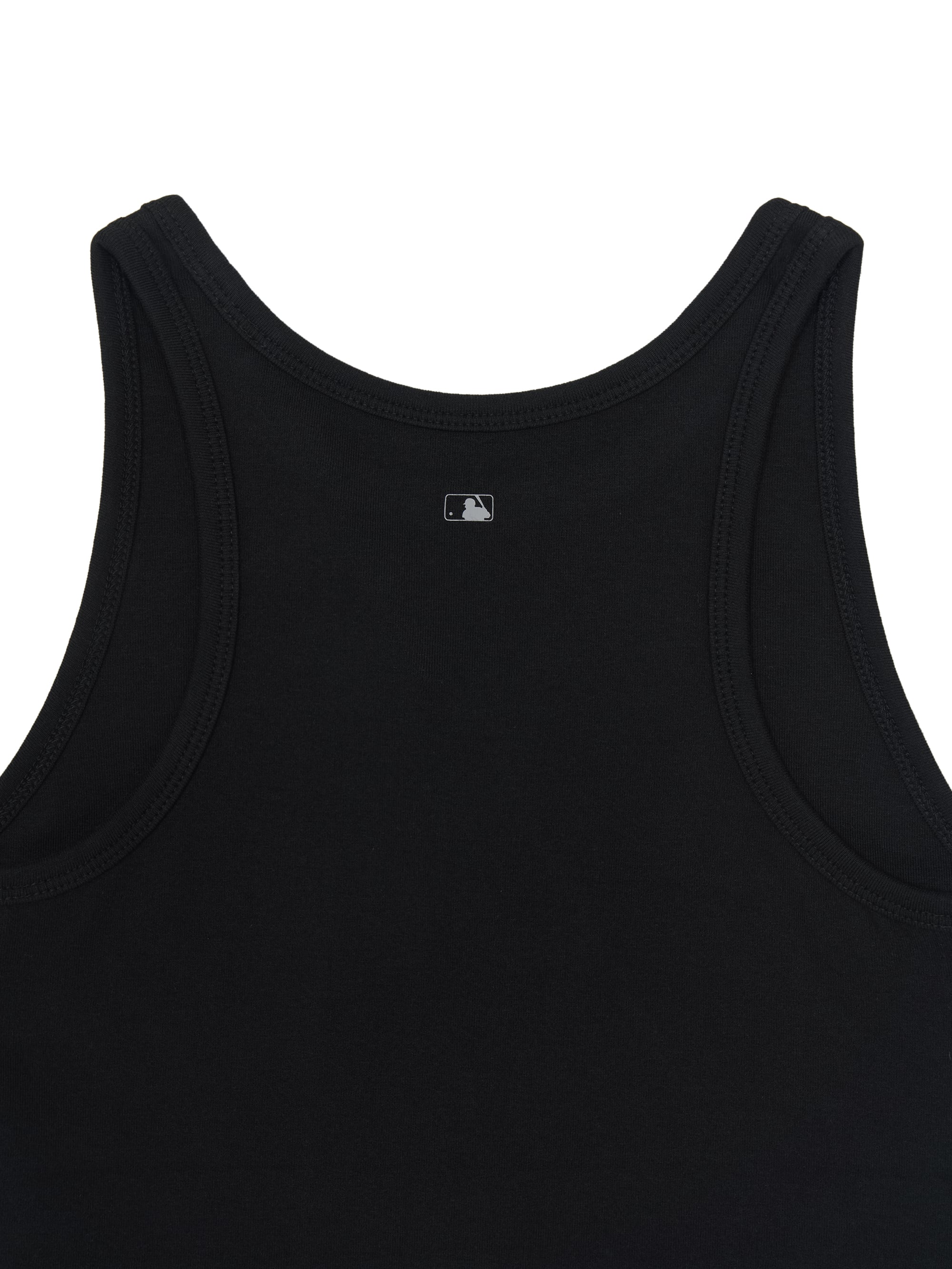 Women's Basic Small Logo Slim Crop Sleeveless T-shirts