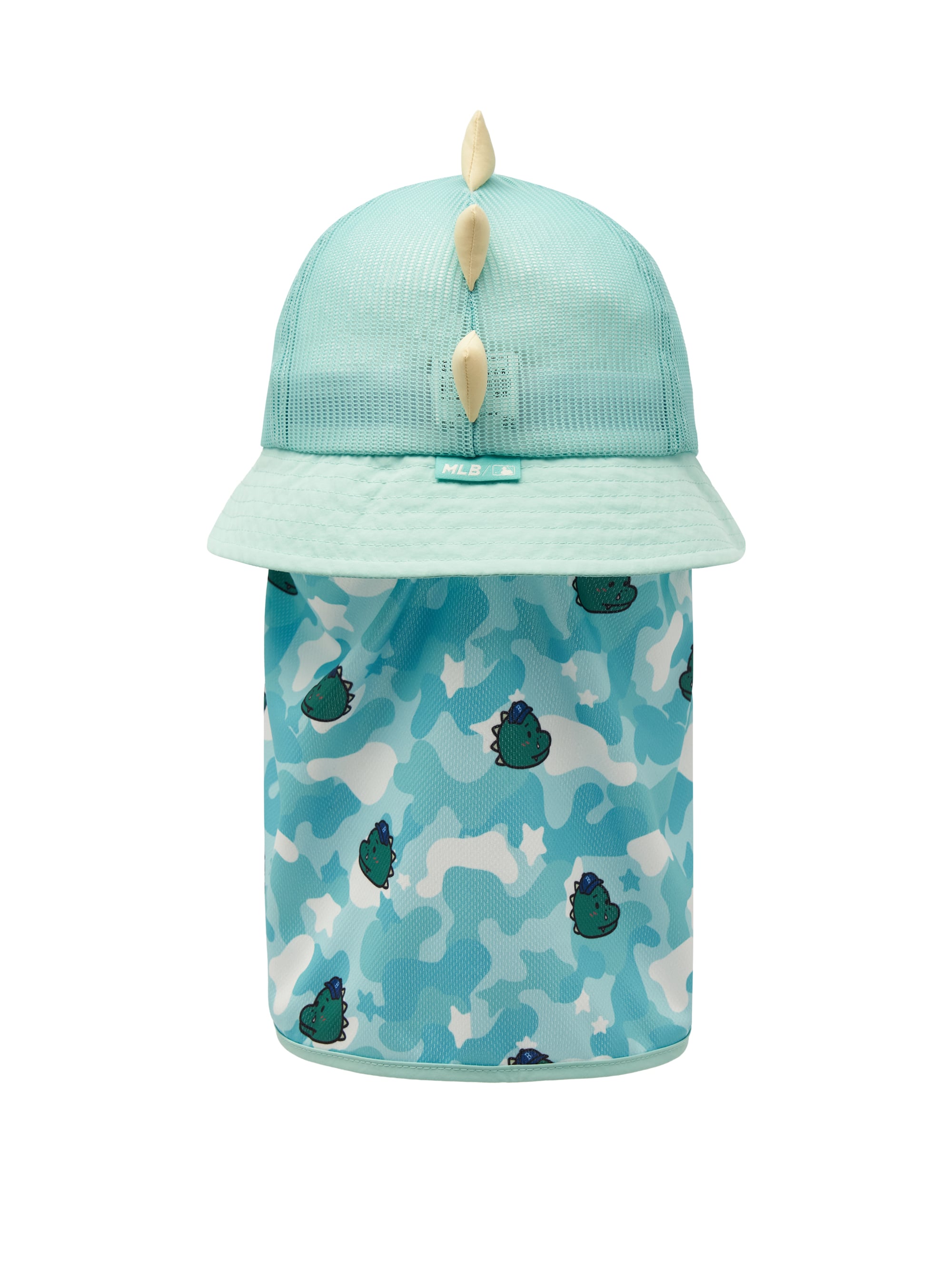 Mega Bear Friends Neck Flap Mesh Dome Hat