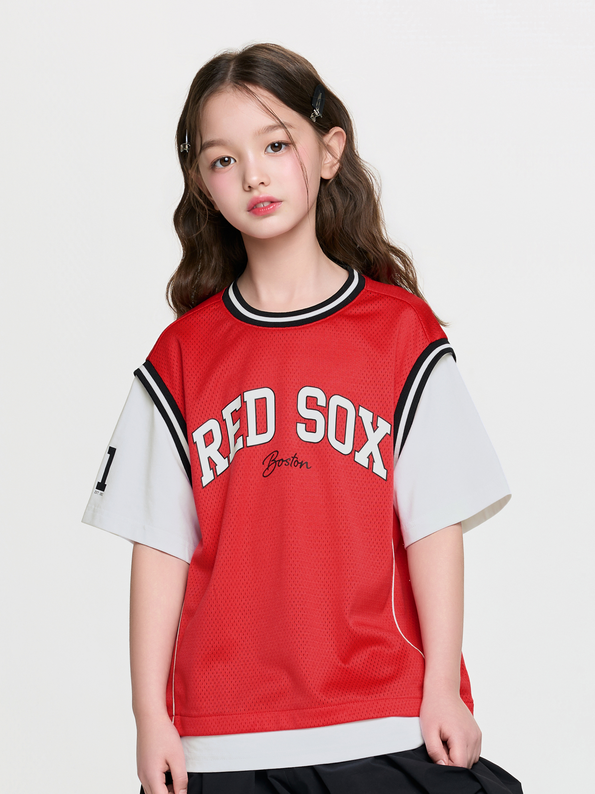 SPORTIVE VARSITY LAYERED T-SHIRT