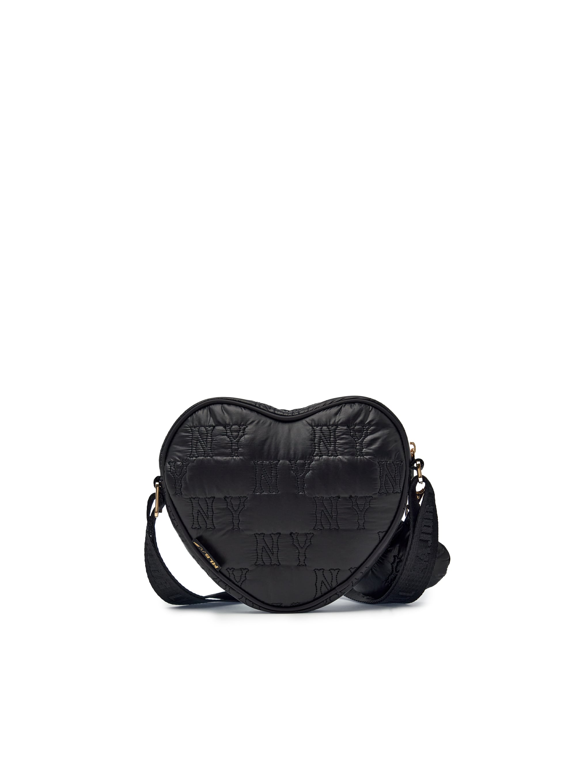 Quilted Monogram Heart Cross Bag