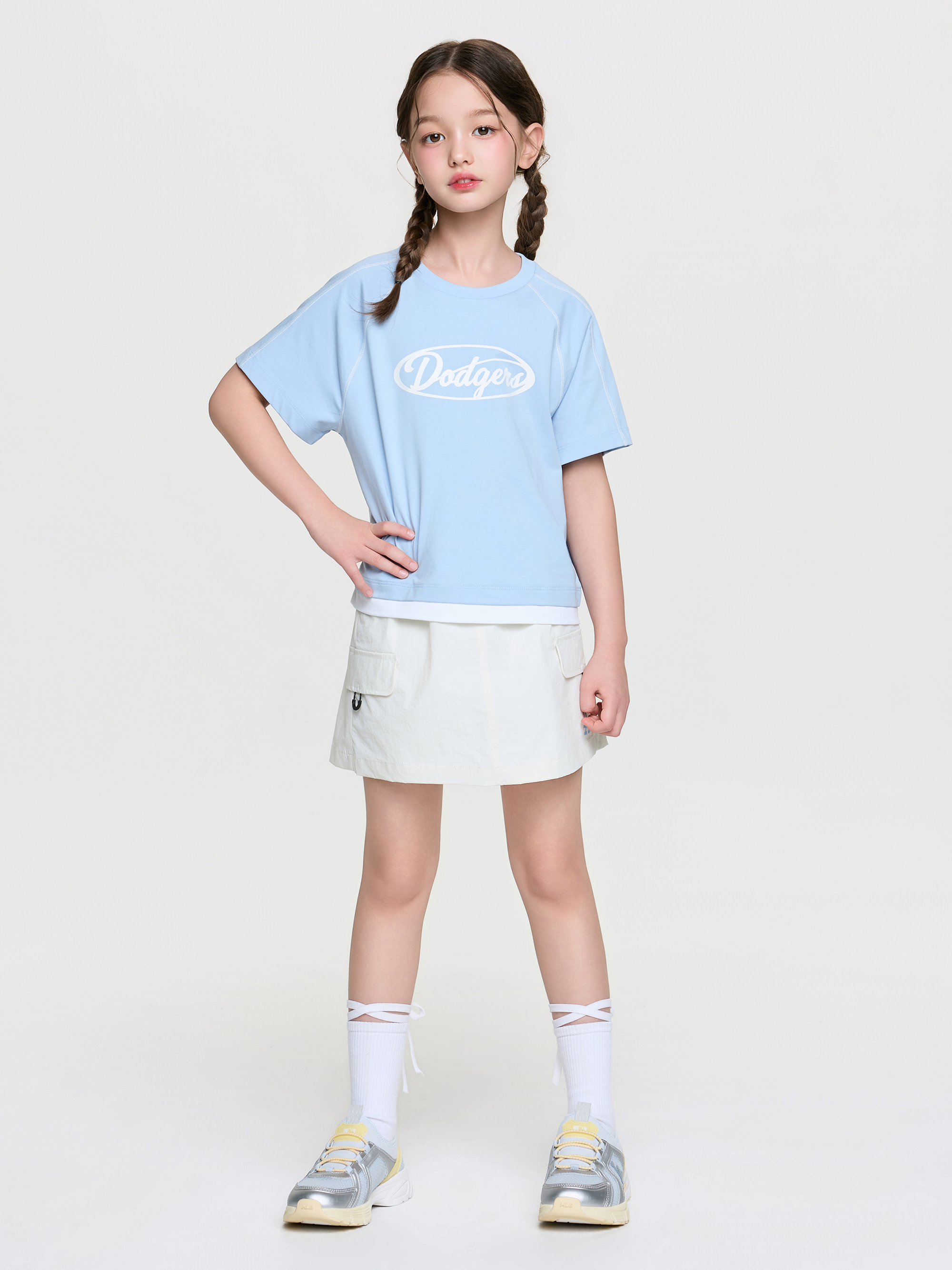 OUTDOOR BASIC SKORT T-SHIRT SET(Girl's)