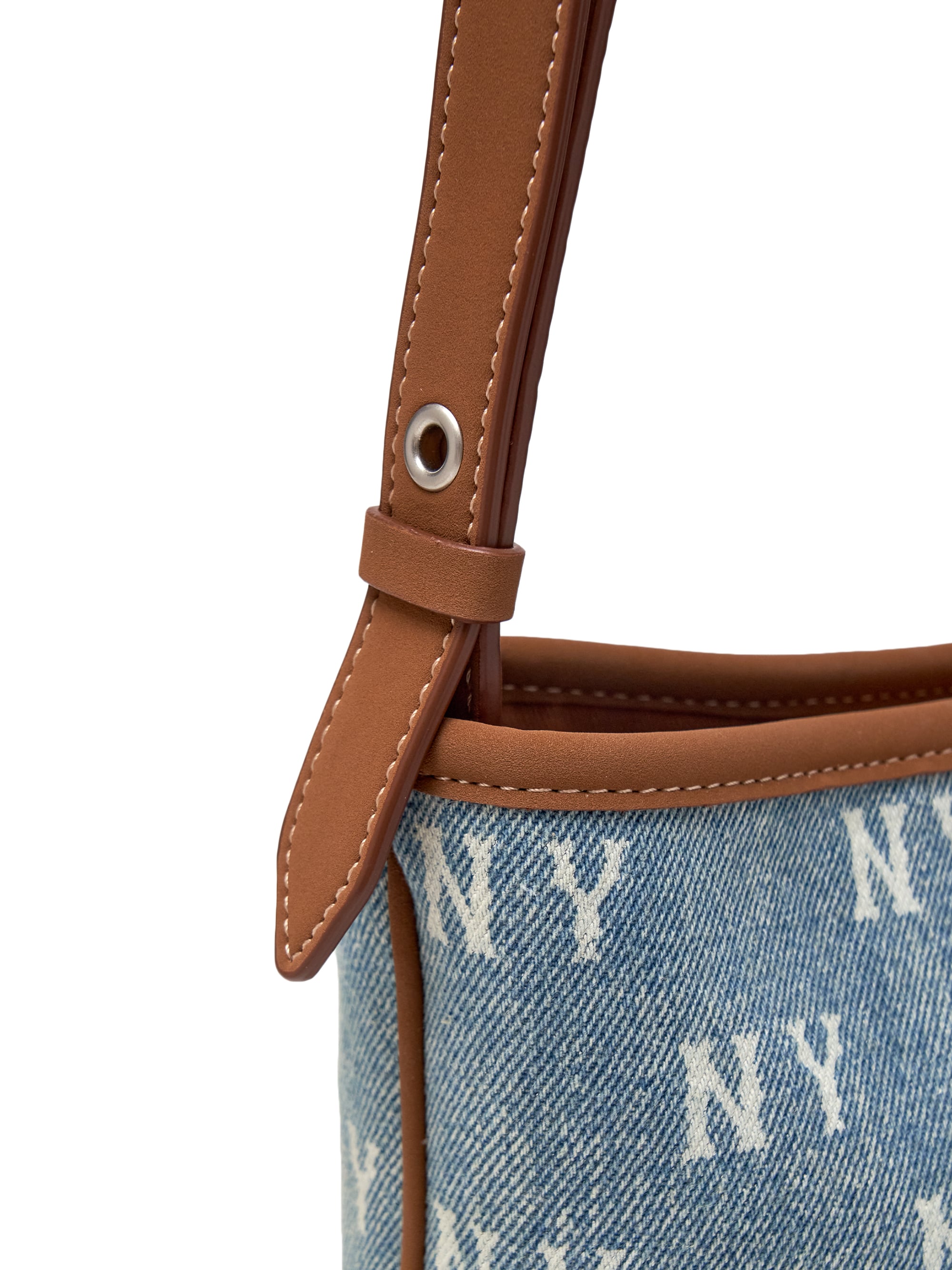 Classic Monogram Vintage Denim Mini Bucket Bag