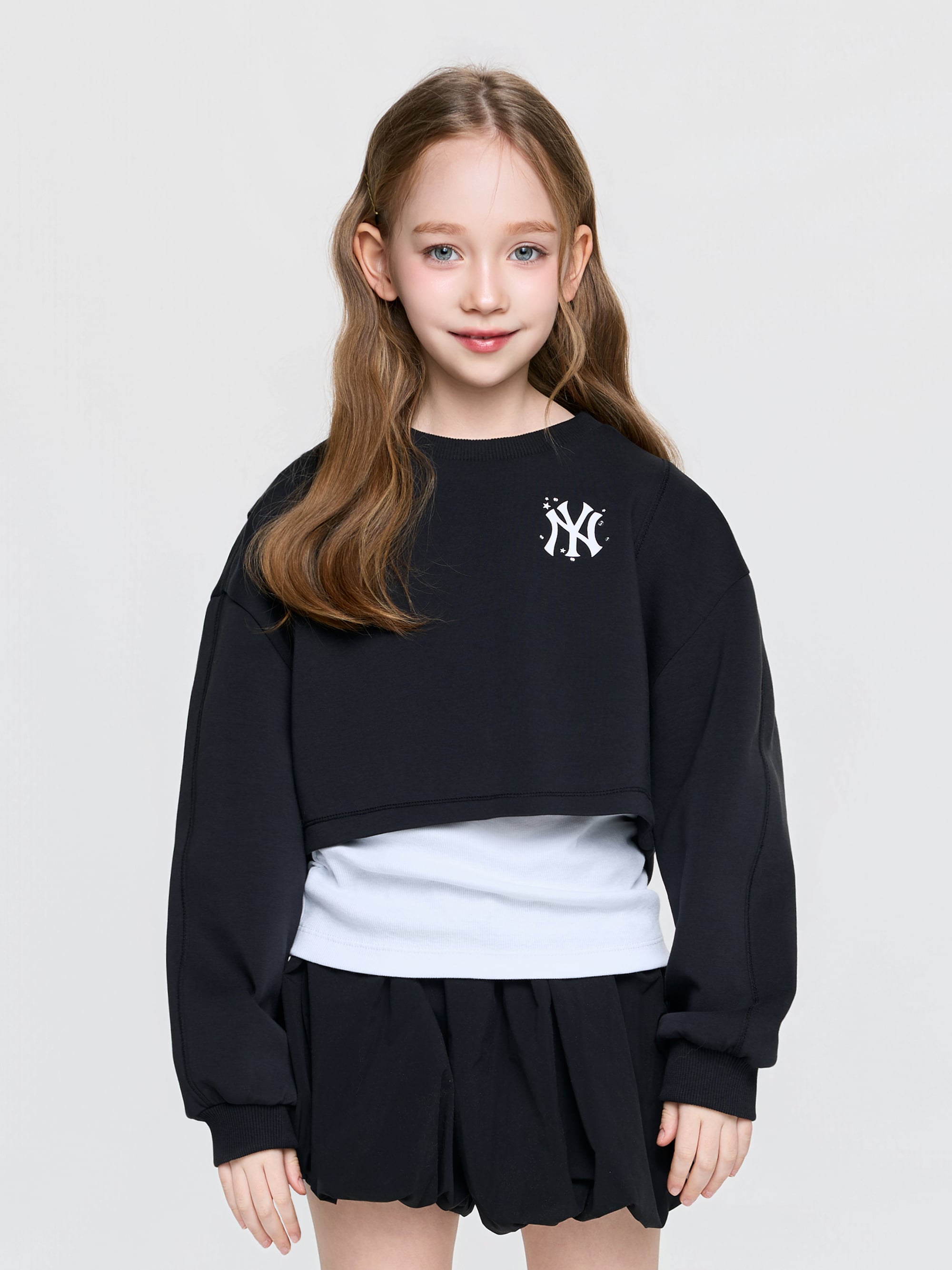 Street Girl's Layered Sweatshirt