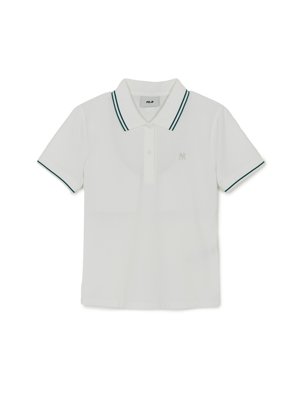 Women's Varsity Sportive Jersey Polo T-shirts