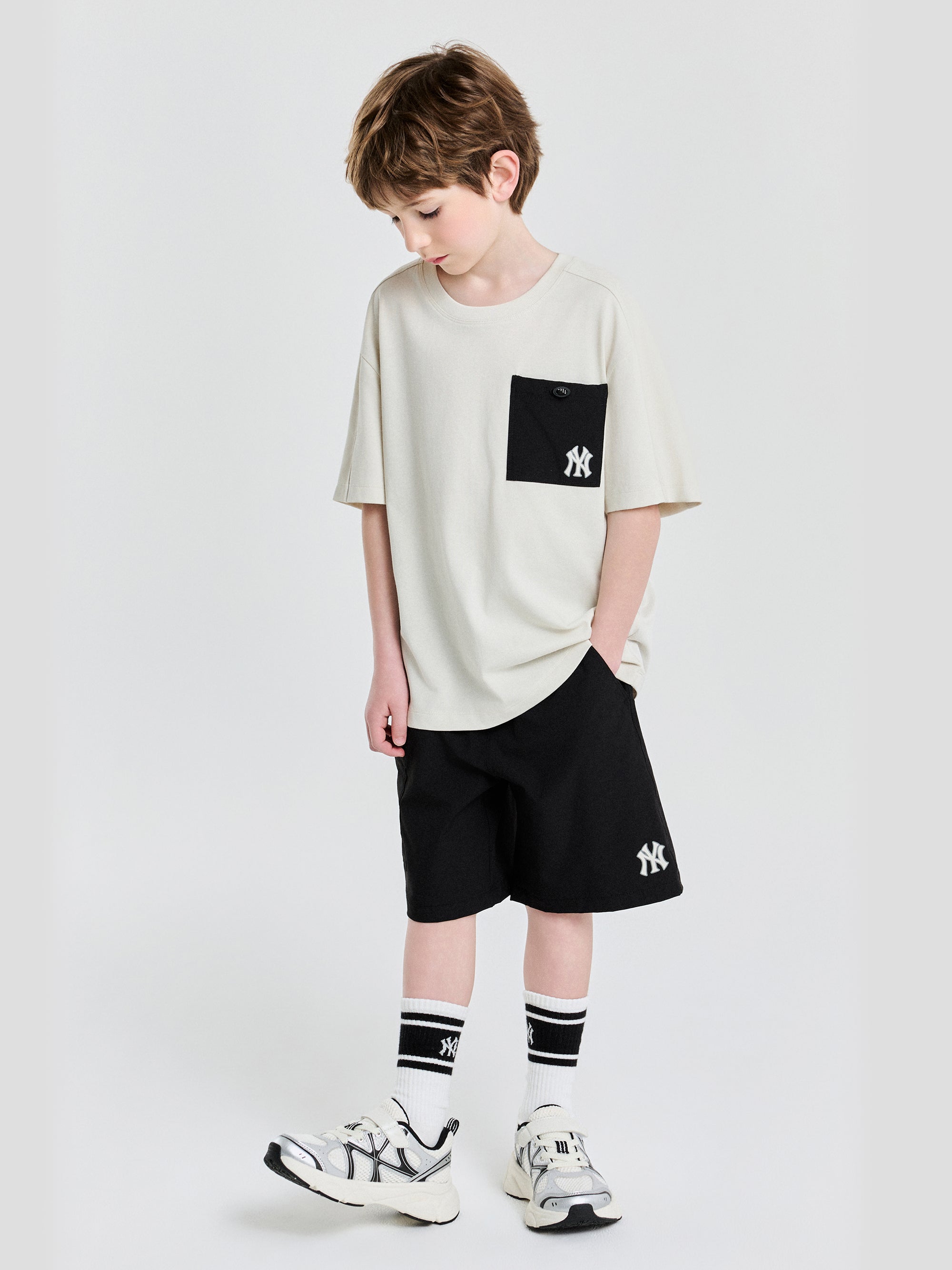 cool Field Basic Outdoor Mesh Pocket T-shirt Set