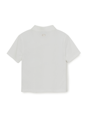 Women's Basic Slim Fit Crop Open Collar Polo T-Shirts