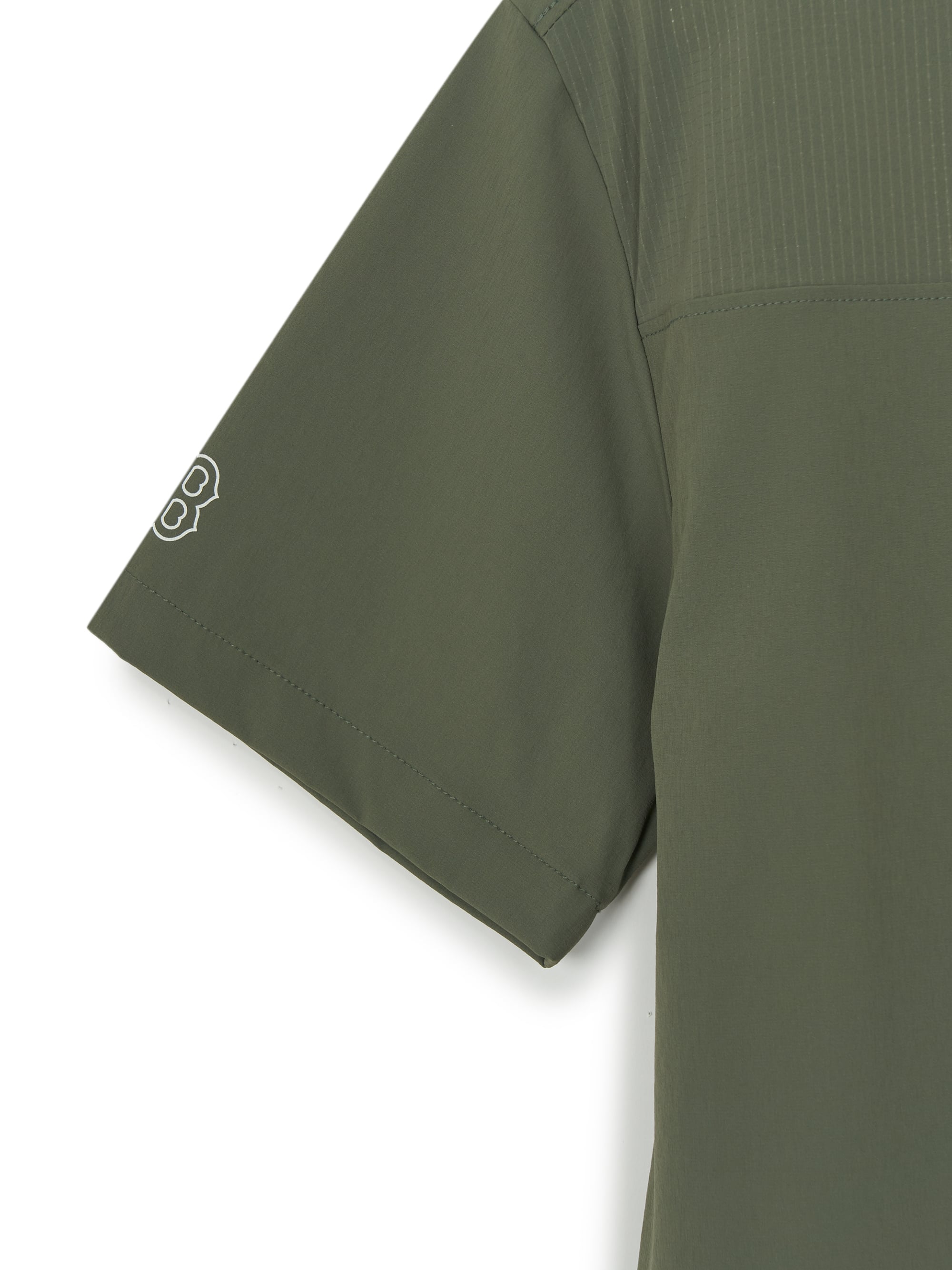 Street Basic Woven V-Neck T-shirt
