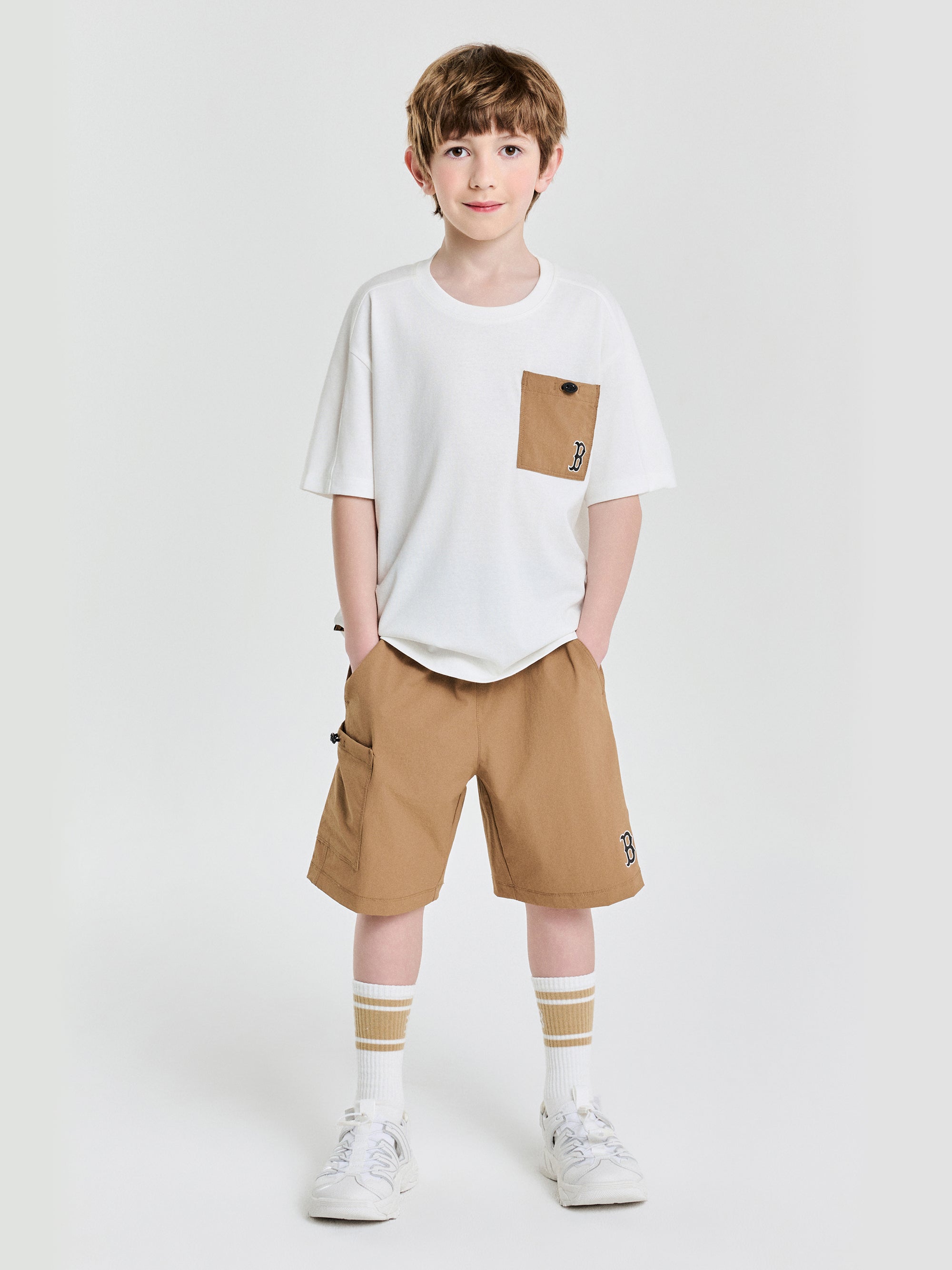 cool Field Basic Outdoor Mesh Pocket T-shirt Set
