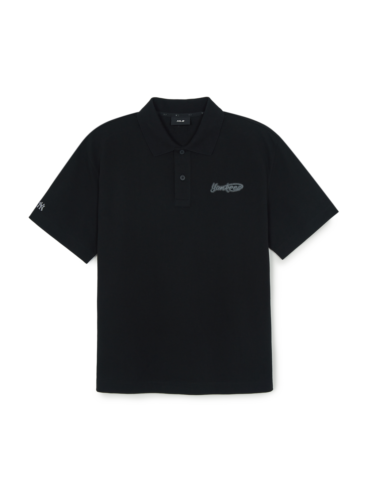 Varsity Small Cursive Over Fit Polo T-Shirts