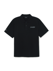 Varsity Small Cursive Over Fit Polo T-Shirts