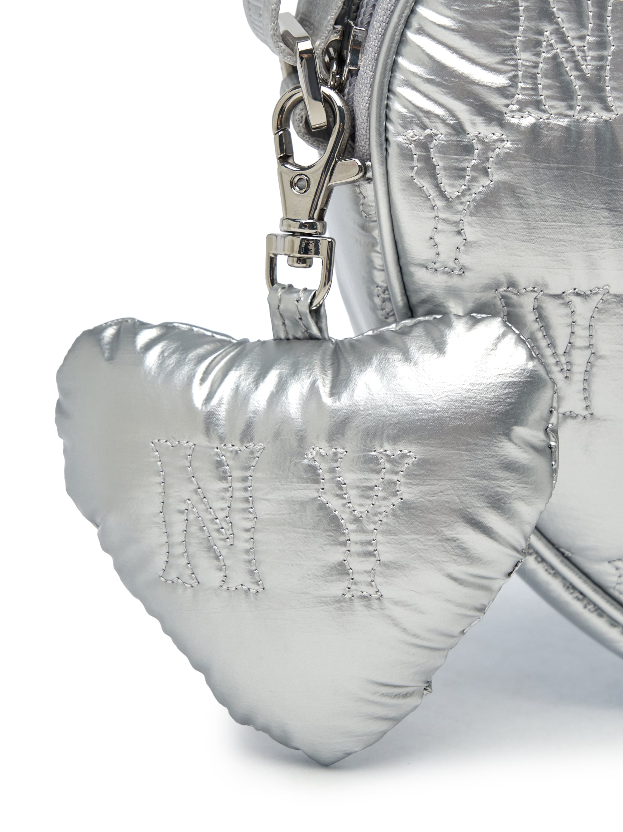Quilted Monogram Heart Cross Bag