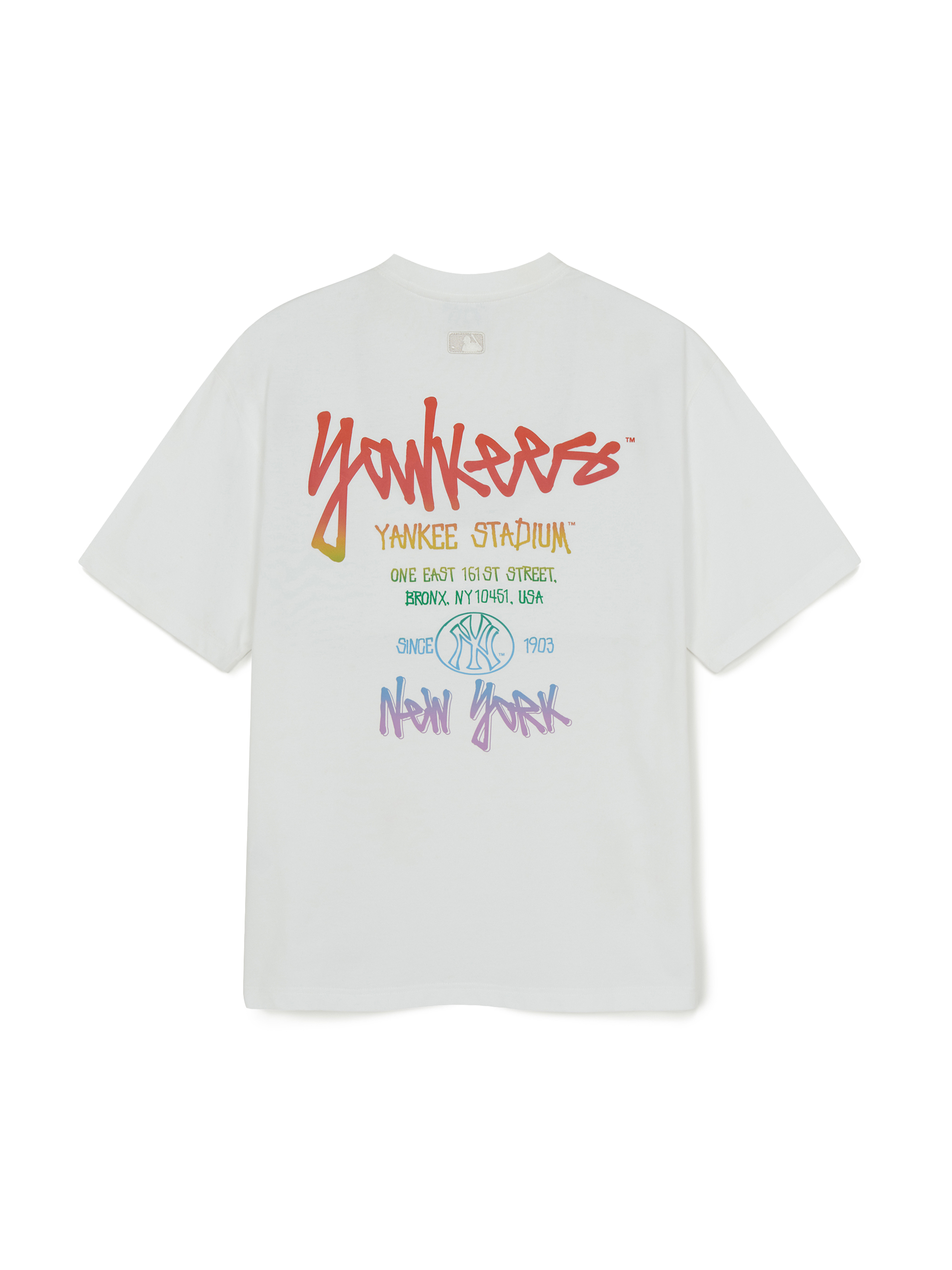 Basic Street Color Lettering Over Fit T-shirt