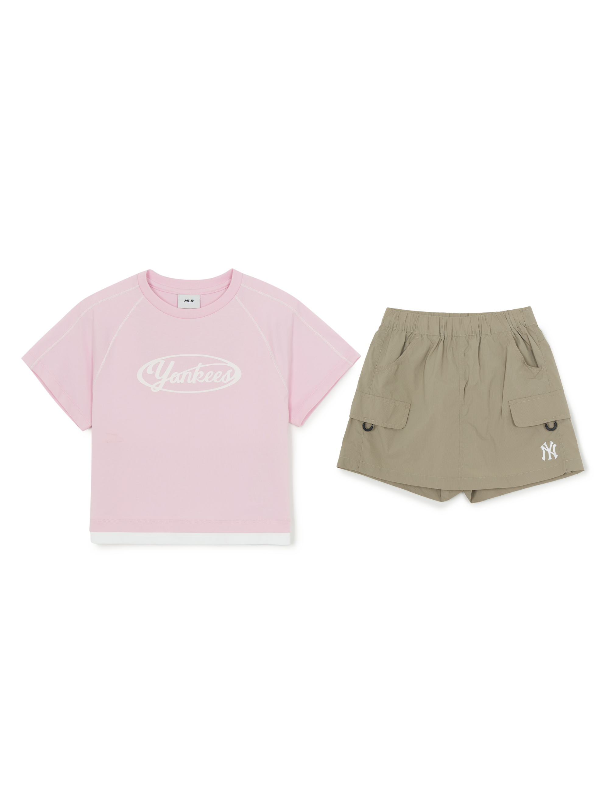 OUTDOOR BASIC SKORT T-SHIRT SET(GIRL'S)
