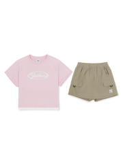 OUTDOOR BASIC SKORT T-SHIRT SET(GIRL'S)