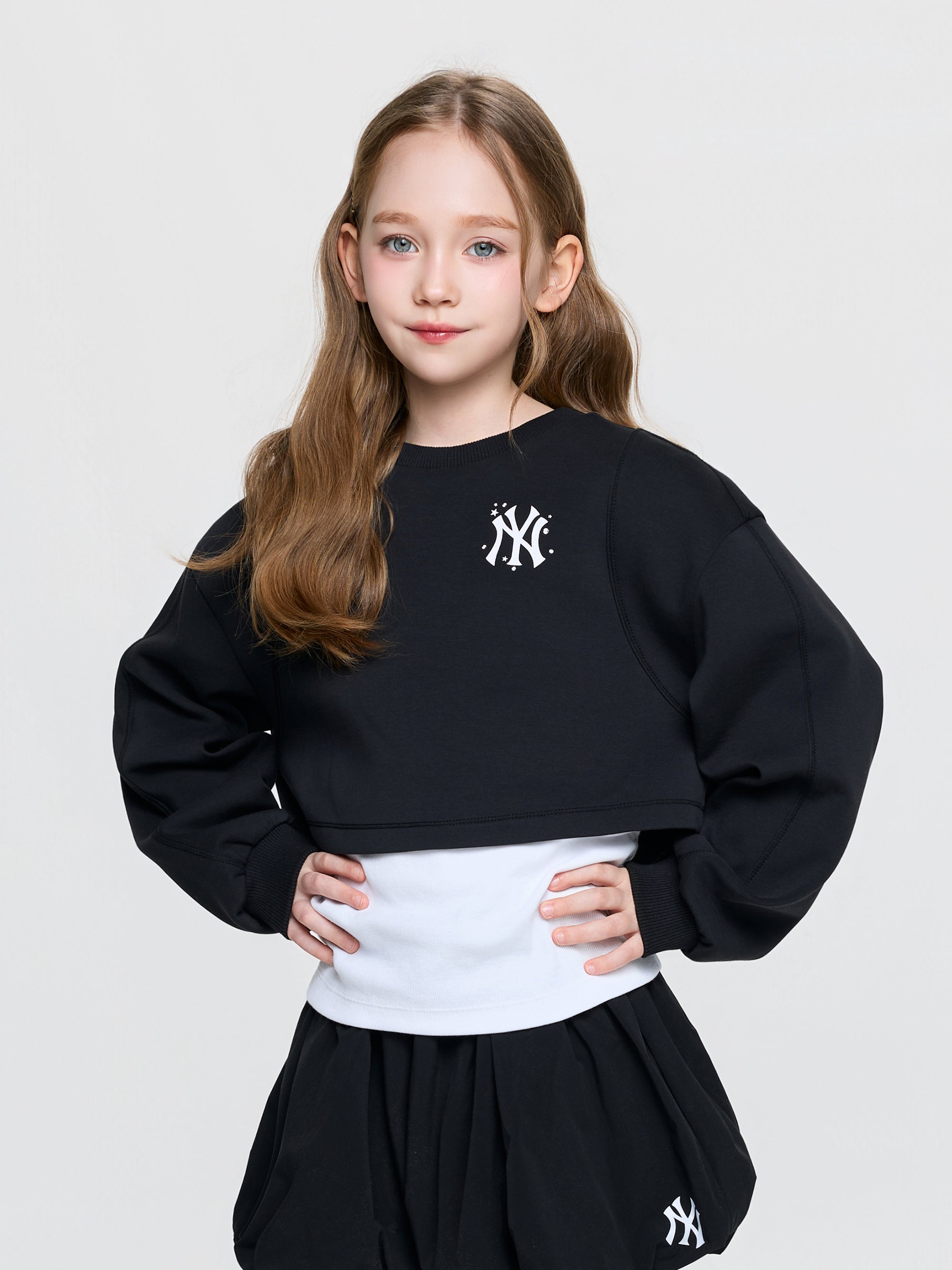 Street Girl's Layered Sweatshirt