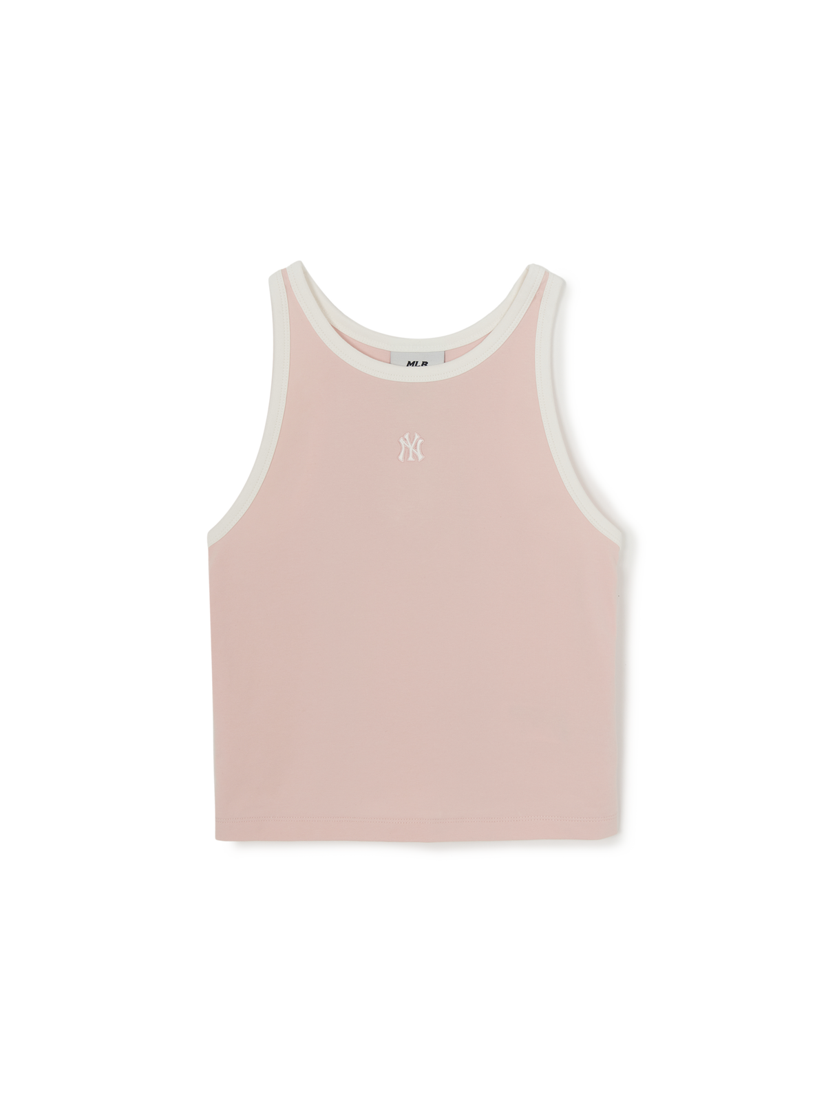 Women's Basic Ringer Crop Sleeveless T-shirt