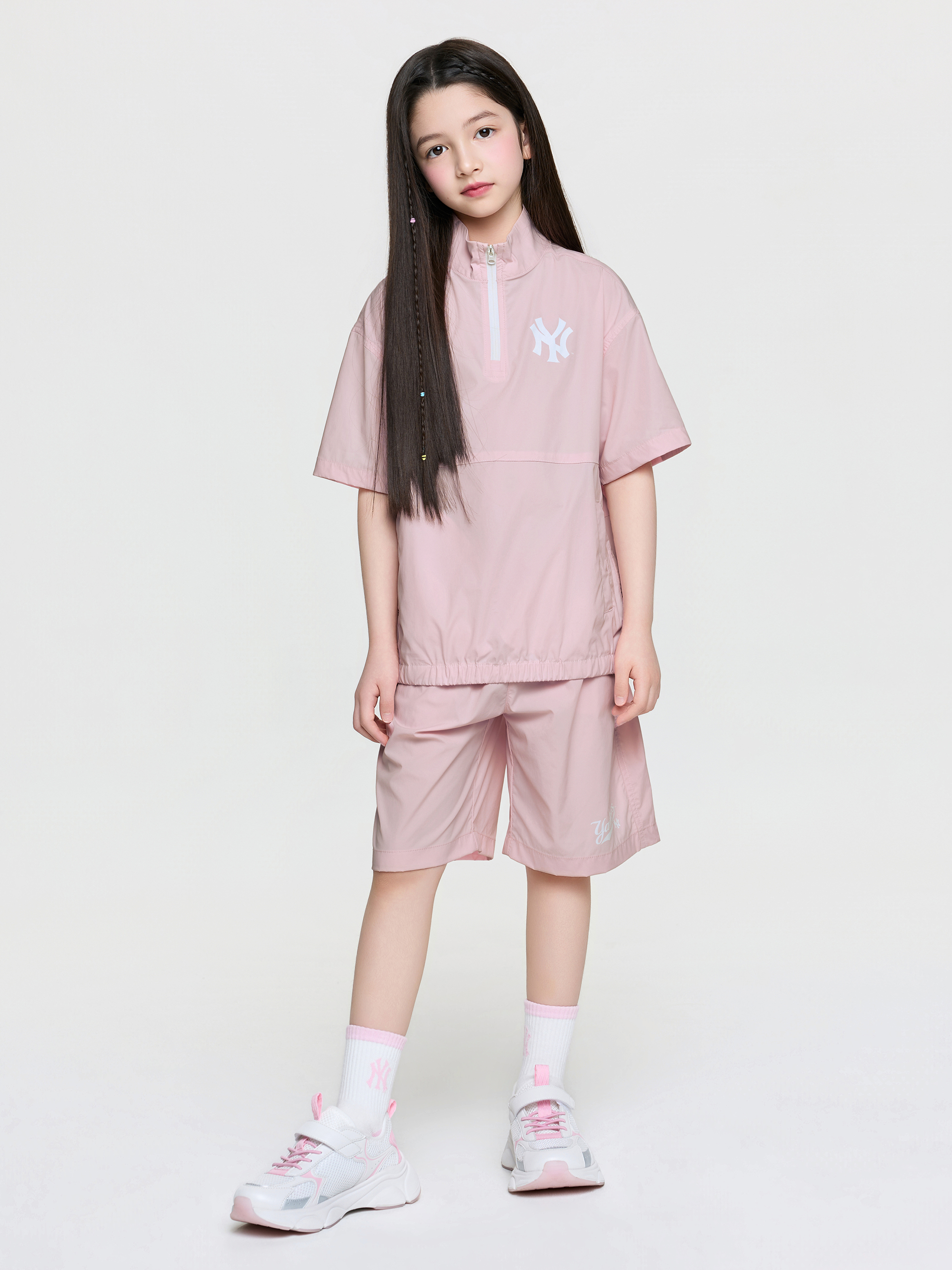Sportive Basic Woven Anorak Set